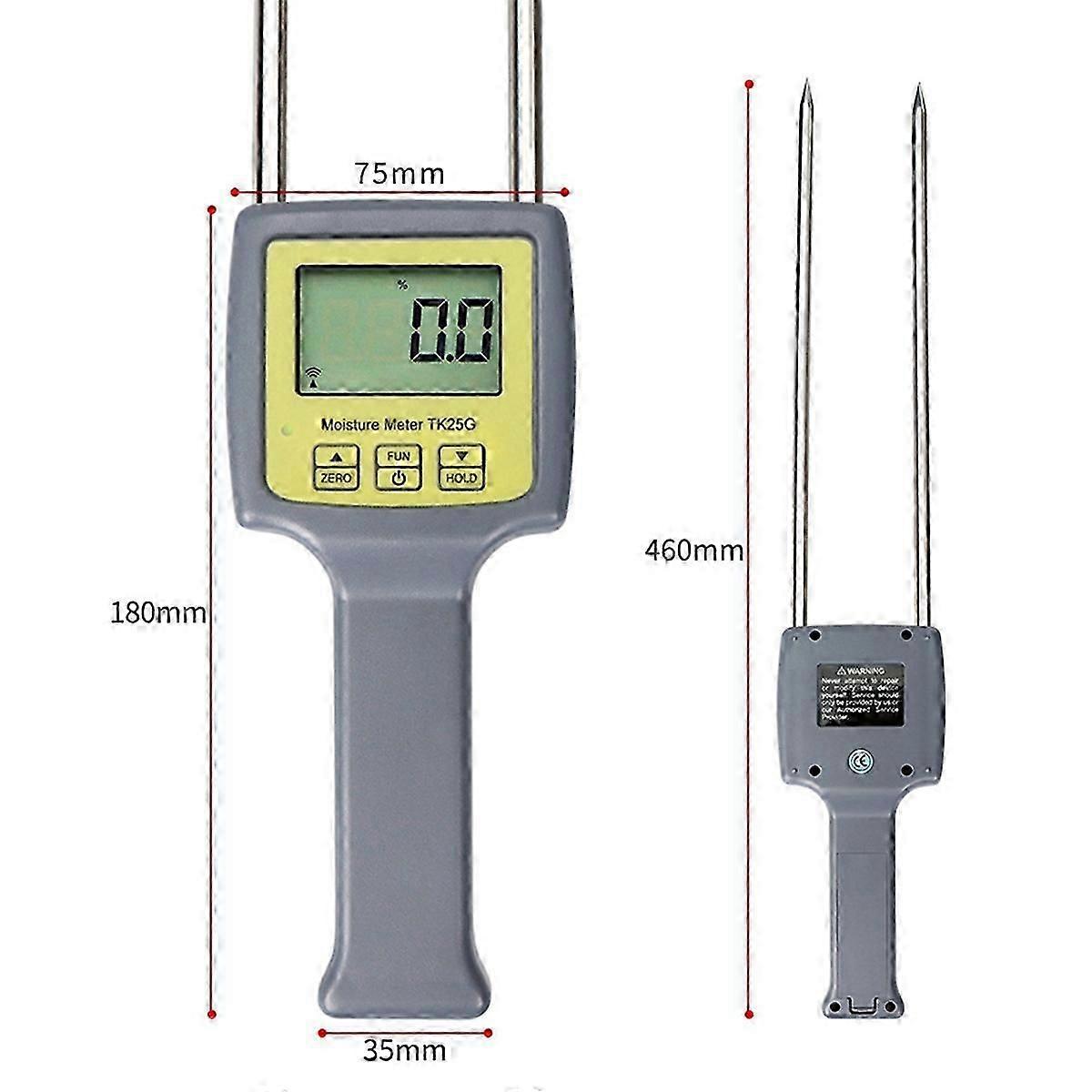 TK25G Professional Grain Moisture Meter Digital Humidity Tester