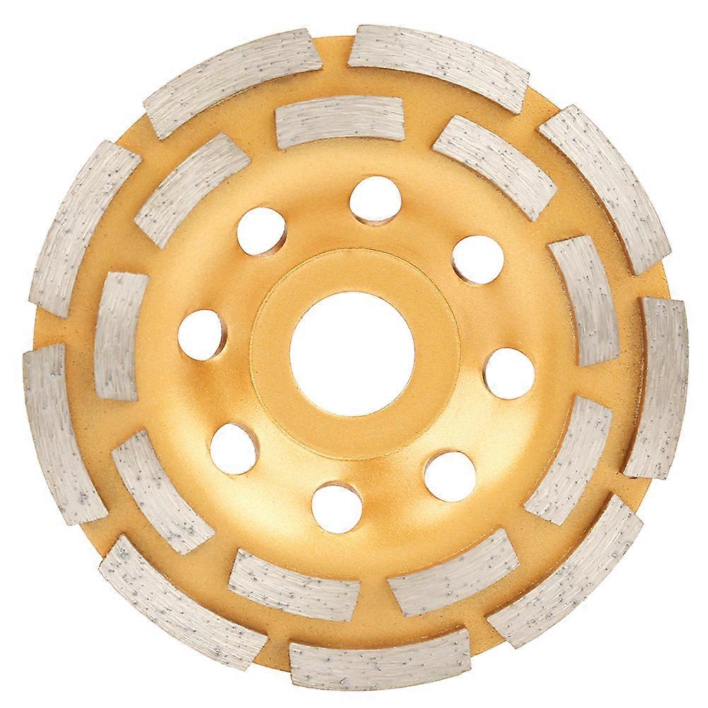 Disque de meulage diamanté à double rangée 115/125/180 mm pour meuleuse d'angle (115 mm)