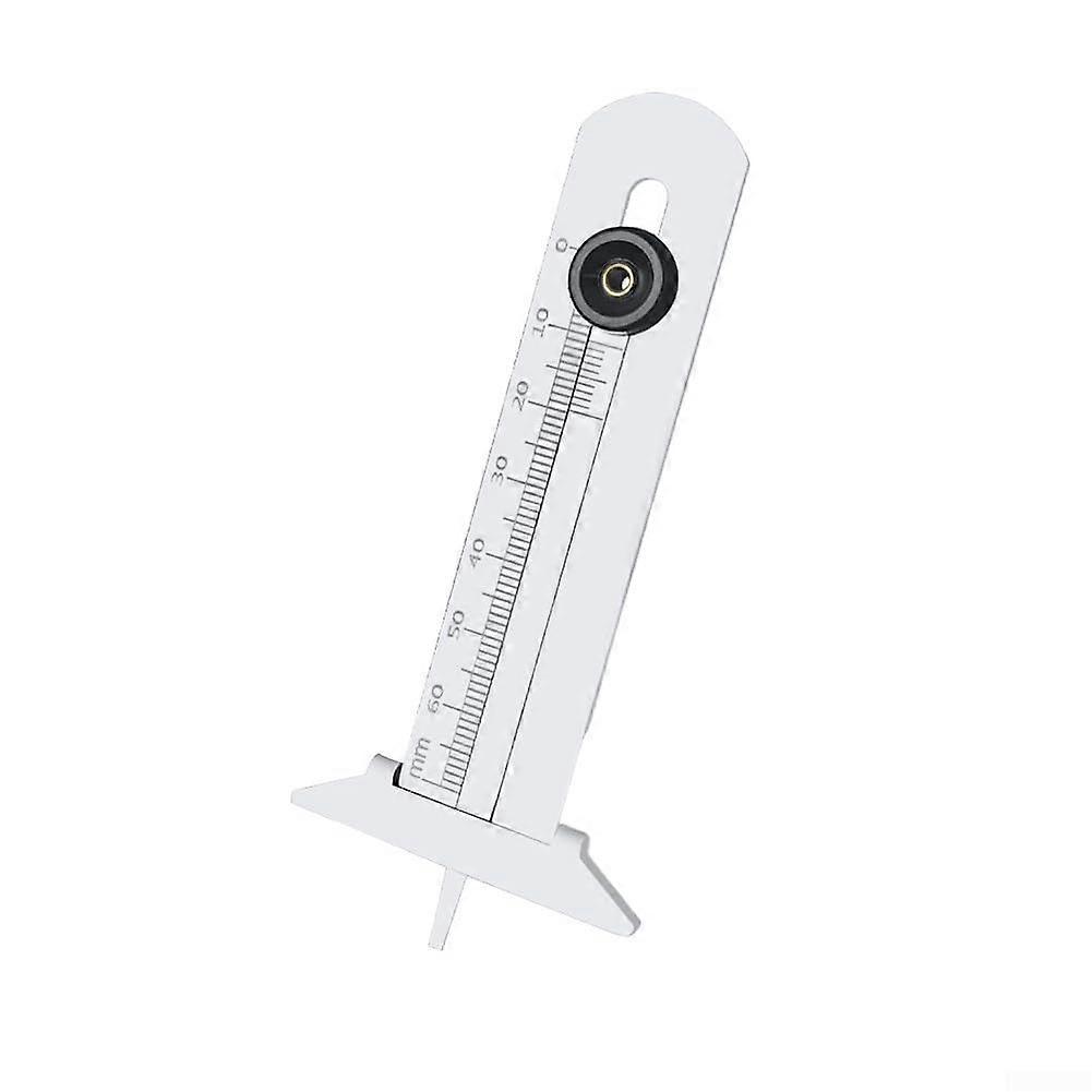 Tire Tread Depth Measuring Tool Ergonomic Grip Handheld Gauge For Vehicle Tires