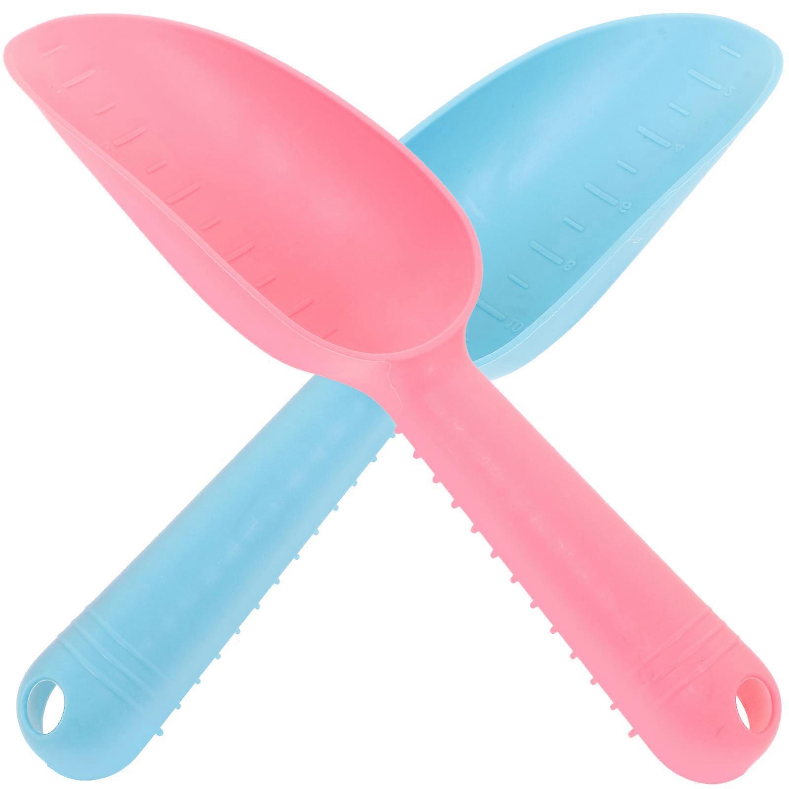 Plastic Garden Scoop for Planting 2Pcs Blue Garden Tool