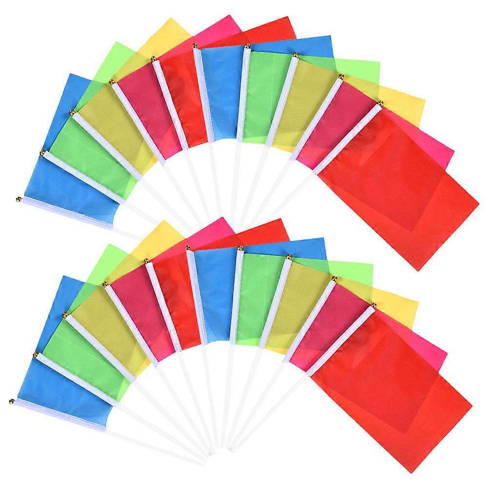 Assorted Polyester Stick Flags for Parades Use 400Pcs