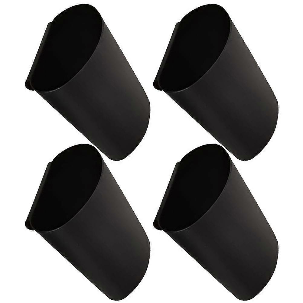 Multipurpose Storage Hanging Bucket for Salon Cart 16Pcs Black Plastic