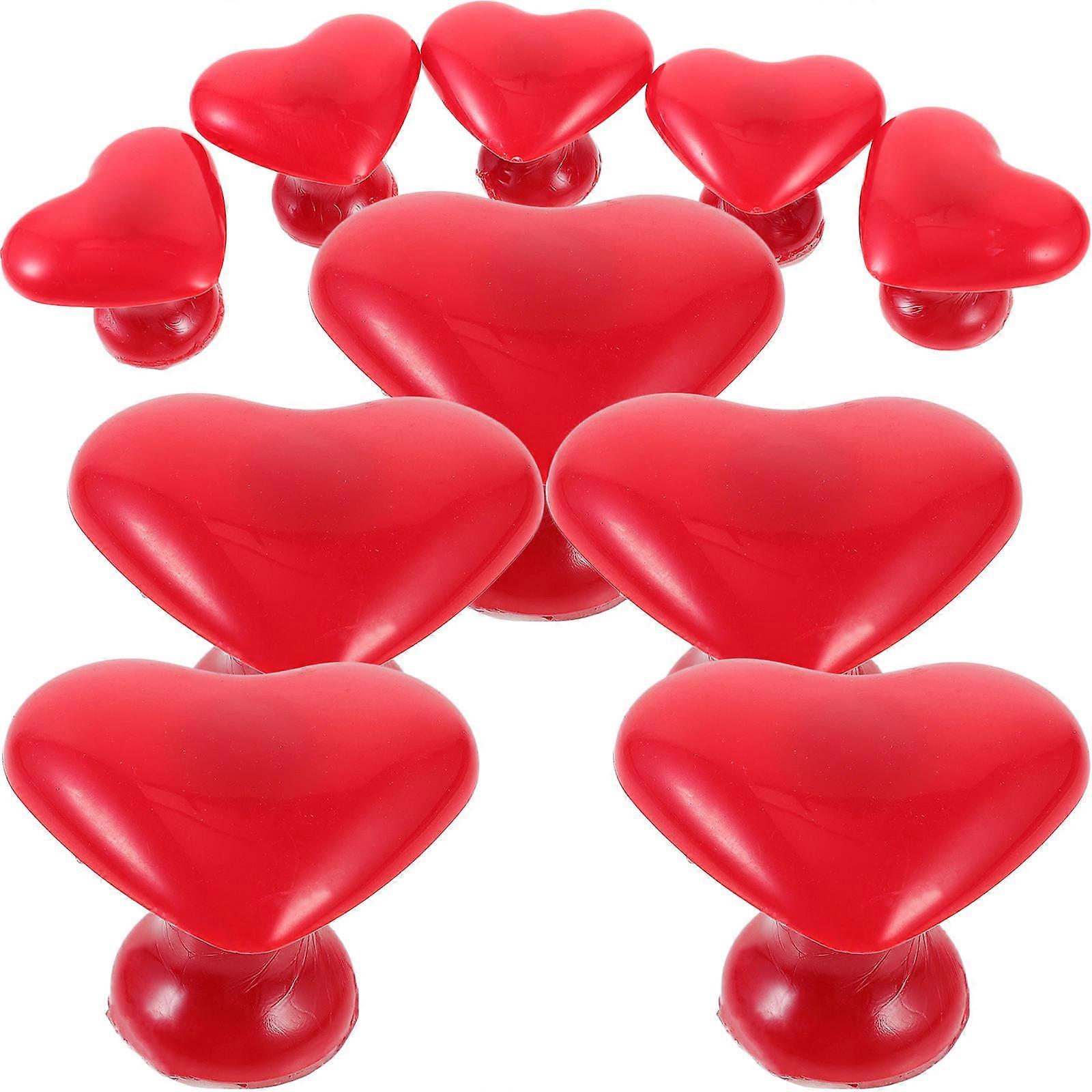 Heart Shaped Toilet Button Assistant Tool for Home 30Pcs Set