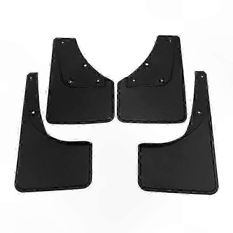 Universal 4pcs Mud Flaps for SUVs and Trucks - Front Rear Splash Guards Fender Protection for Off-Road Vehicles