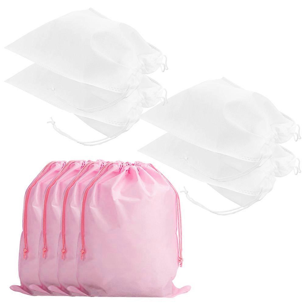 Drawstring Travel Shoe Bags for Storage Fabric Portable 32Pcs Assorted Color