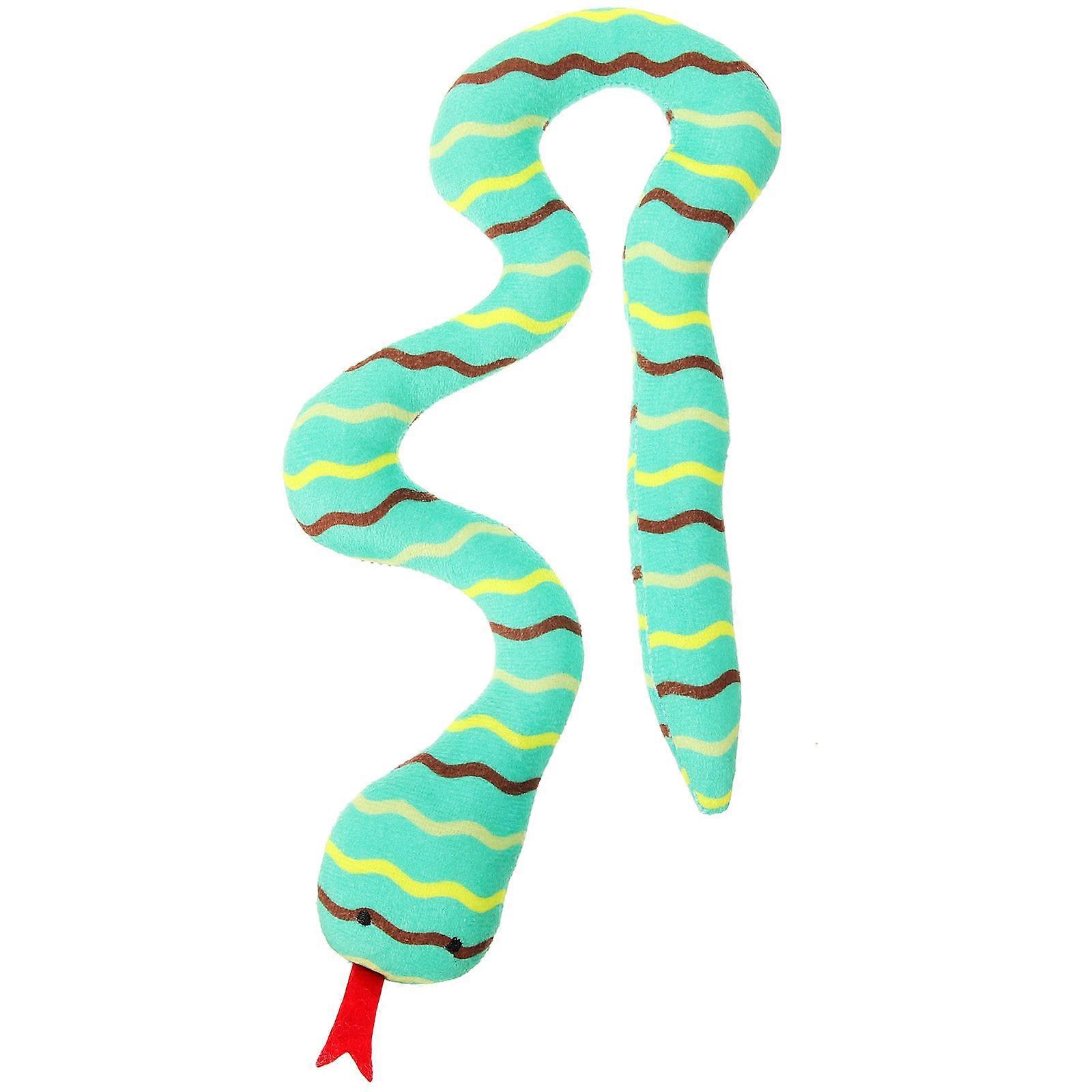 Snake Shape Cat Plaything For Pet Cats And Kittens Stress Relief 28X11.5X3CM With Catnip 5Pcs