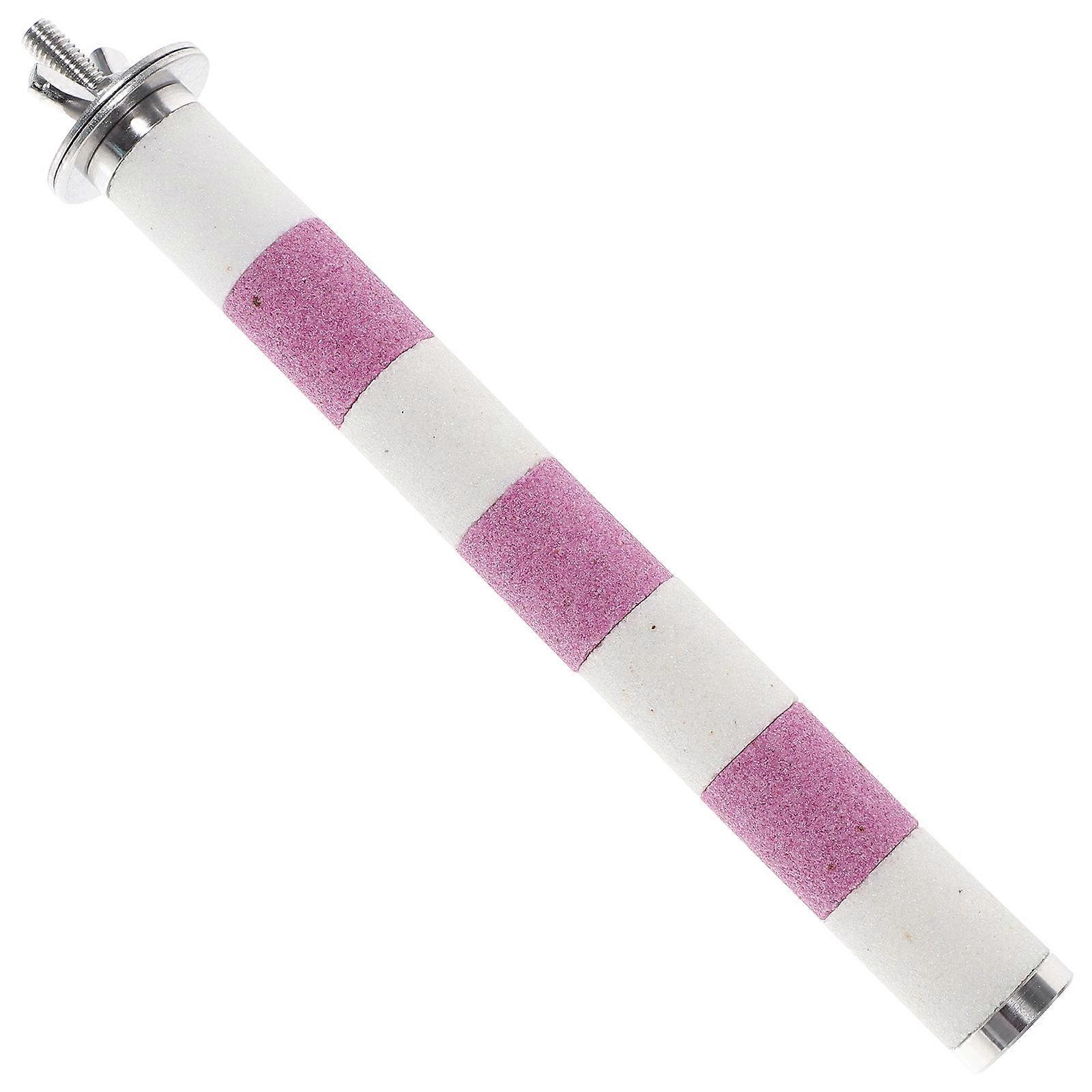 5Pcs Round Parrot Perch Bird Cage Toy Stick For Macaw Multi Colored Standing Exploring Fun