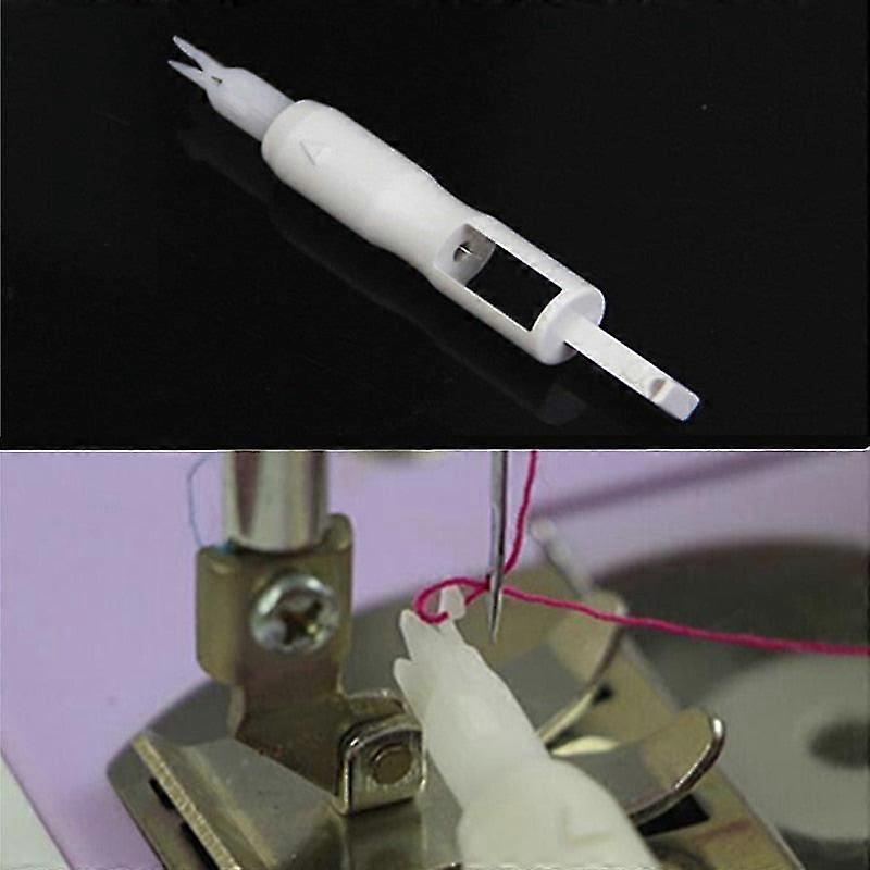 2Pcs Needle Threader Insertion Tool Applicator For Sewing Machine Sew Thread 5bb5444