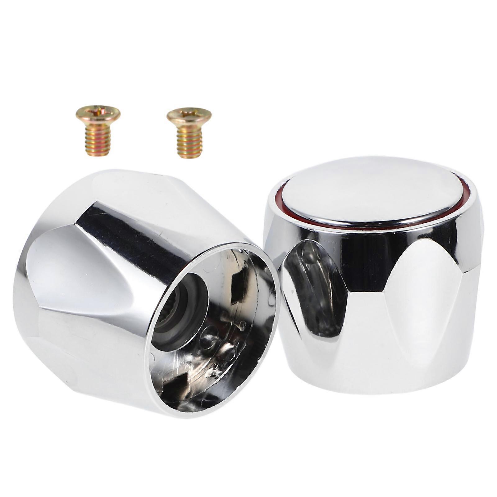 Bathtub Knob Replacement for Faucet 5Sets Hot and Cold Water Handle Kit