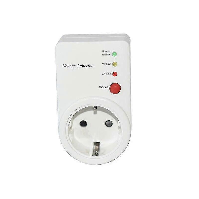 AC 220V 3500W SVC Electronic Voltage Regulator 2 Round Pin Voltage Current and Under Voltage Protective Device Protector Relay 2025