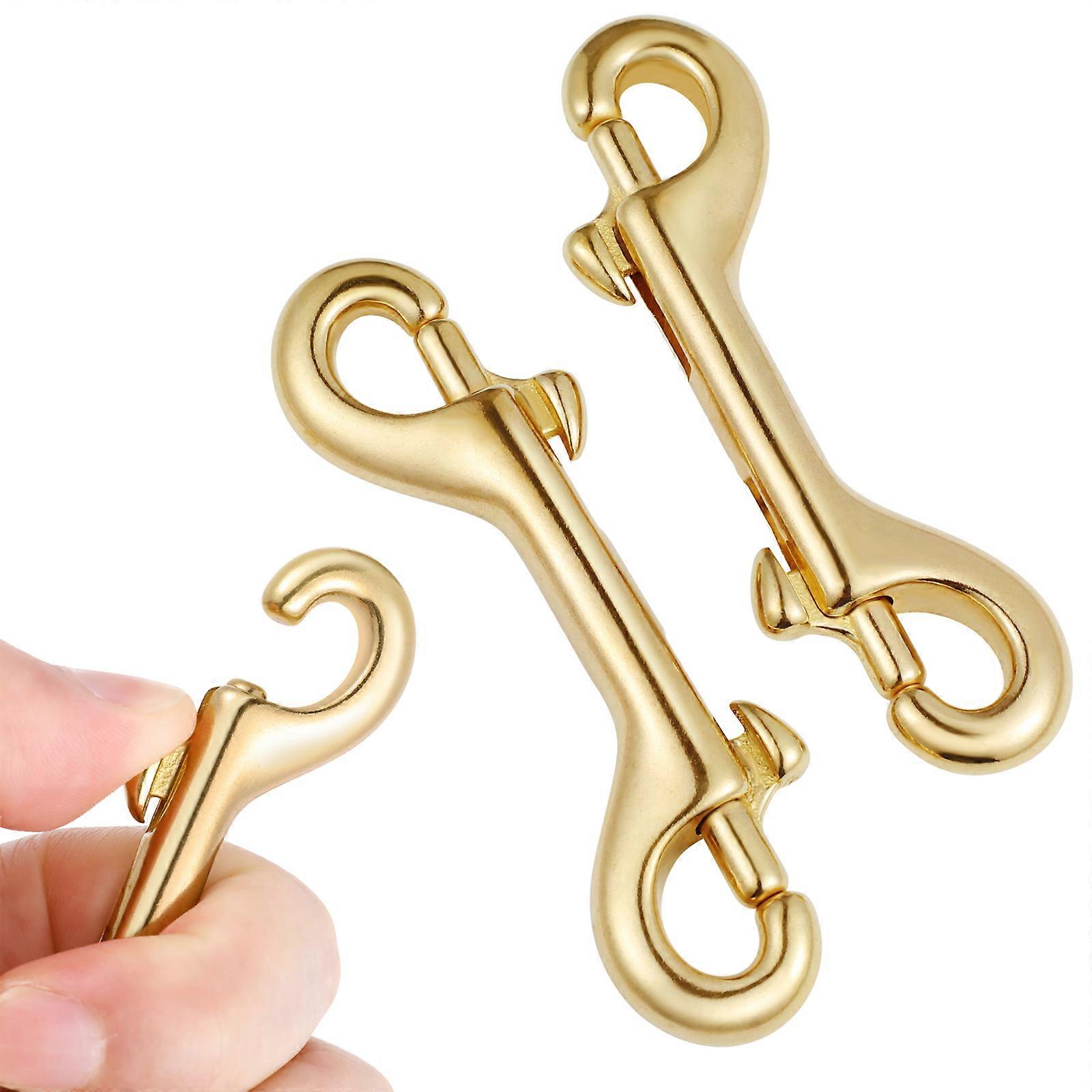 Brass Lobster Clasp for Bag Use with Oval Swivel Trigger Clips 8Pcs