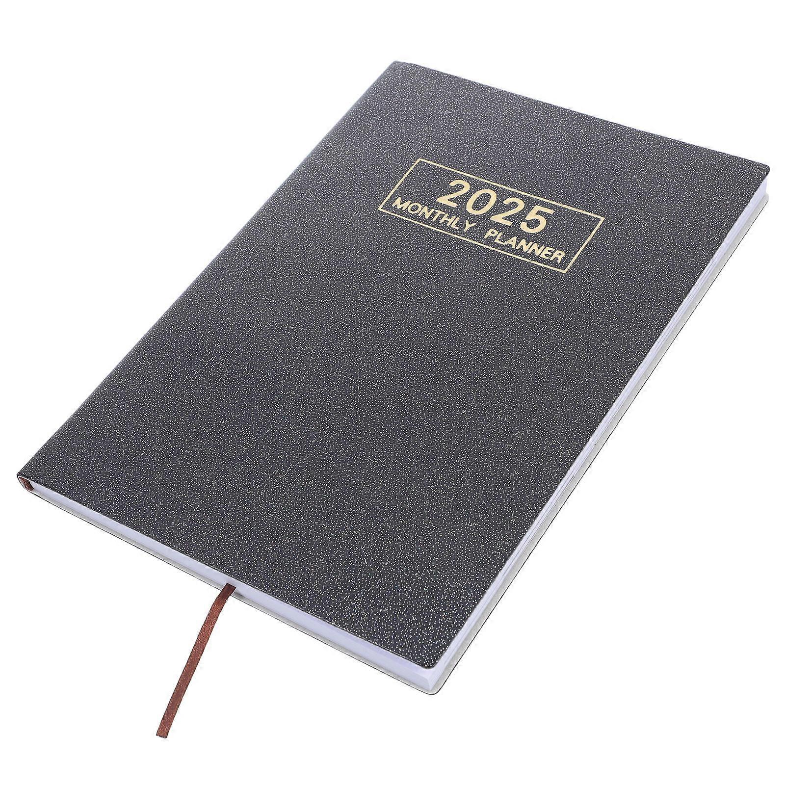 PU Hardcover Planner Book for 2025 Schedule 3Pcs