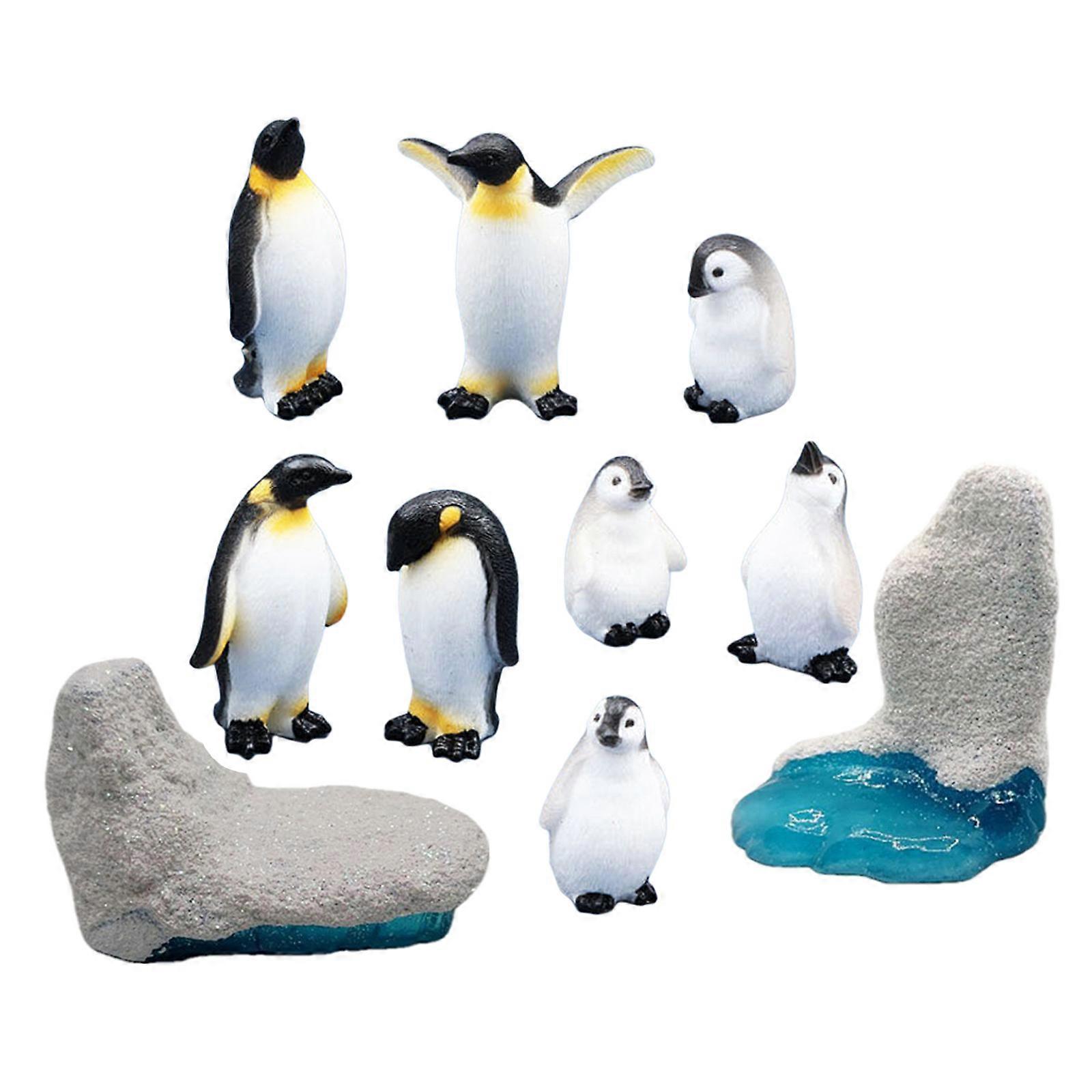 Resin Penguin Model Toys for Decoration 50Pcs Assorted