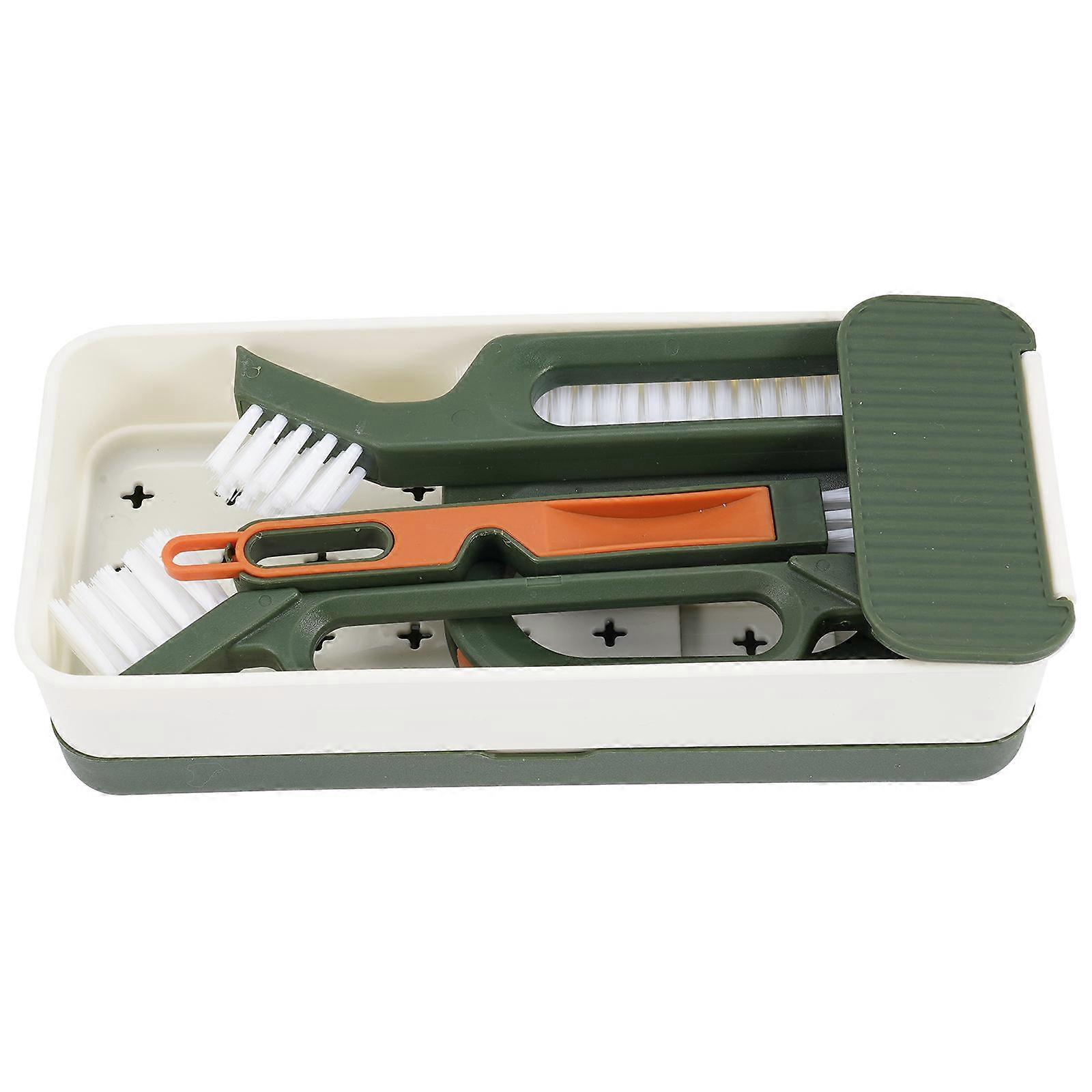 Cleaning Tool Set Of 4 For Corners And Gaps Ideal For Household Cleaning And Kitchen Use Rectangular Multi Color Design