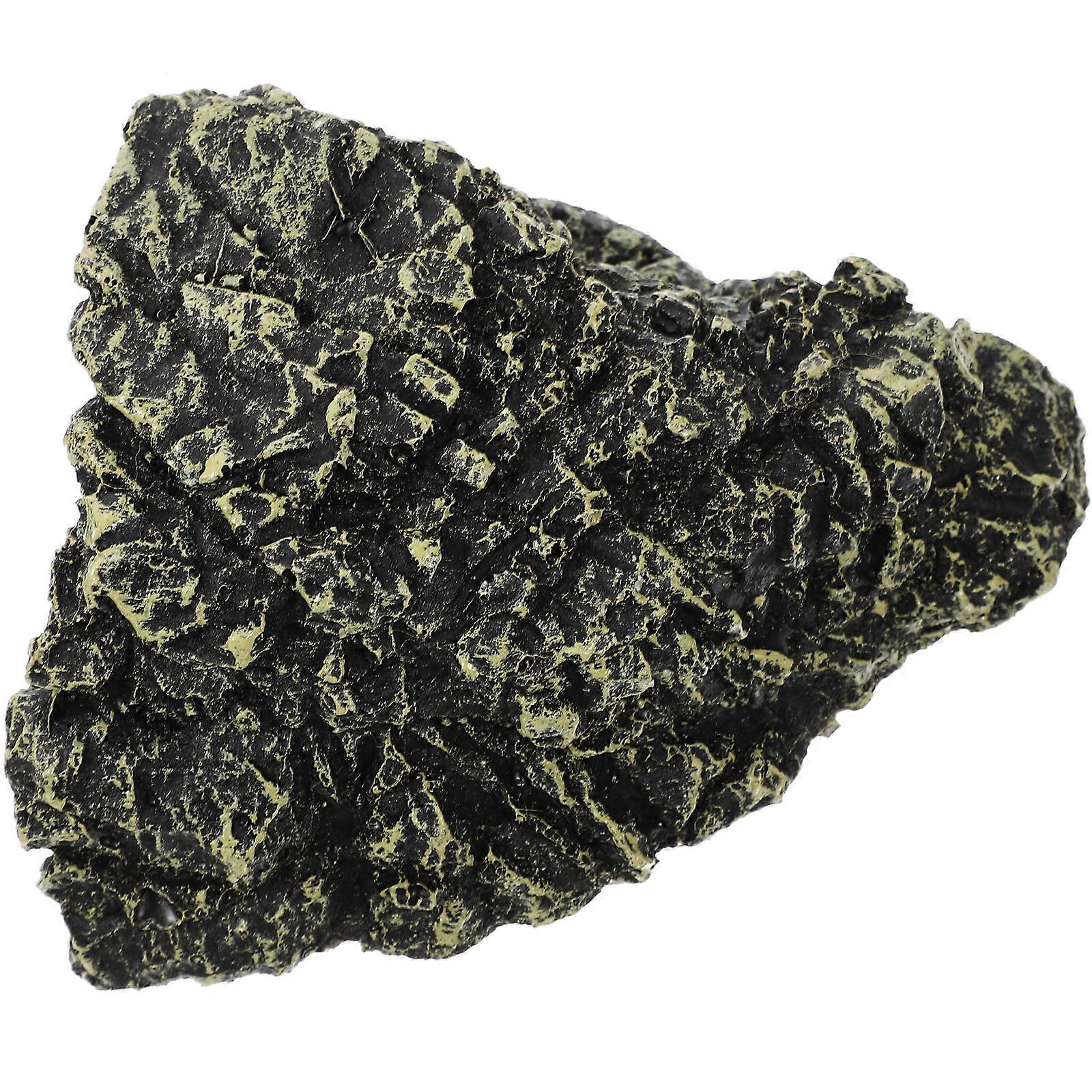 Natural Reptile Cave 2Pcs Vivid Reptile Hideout Ideal For Indoor Terrarium With Dark Environment Creation 12X11X7Cm