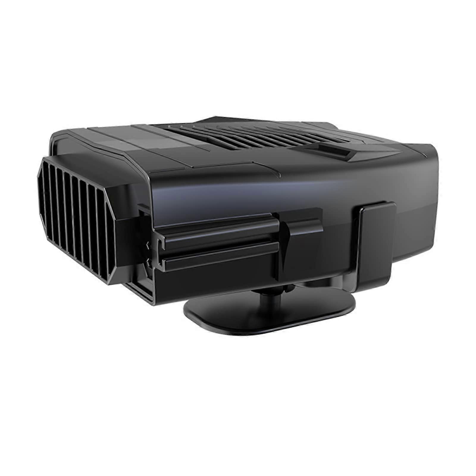 Car Heater 12V 150W Portable Auto Defogger Black PlugIn Cig Lighter Fast Heating Fan