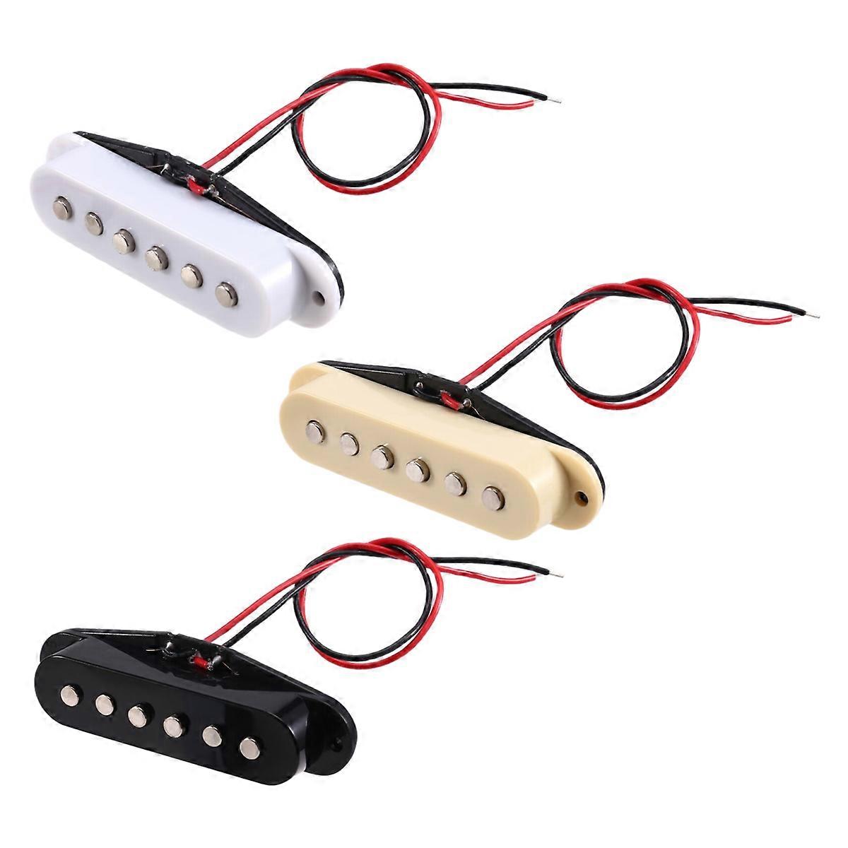 3PCS Single Coil Sound Gitarre Tonabnehmer für E-Gitarre Single Pickup E-Gitarre Single Coil
