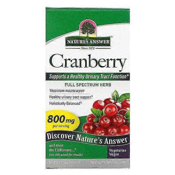Nature's Answer, Cranberry, 400 mg, 90 Vegetarian Capsules