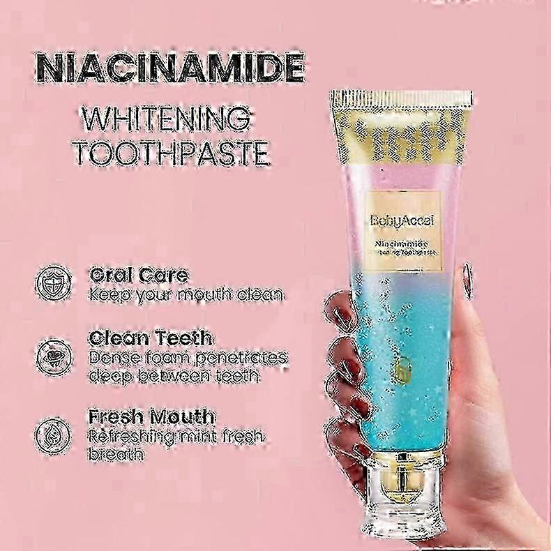 2025 1pcs Bodyaccel Niacinamide Whitening Toothpaste Bodyaccel Toothpaste