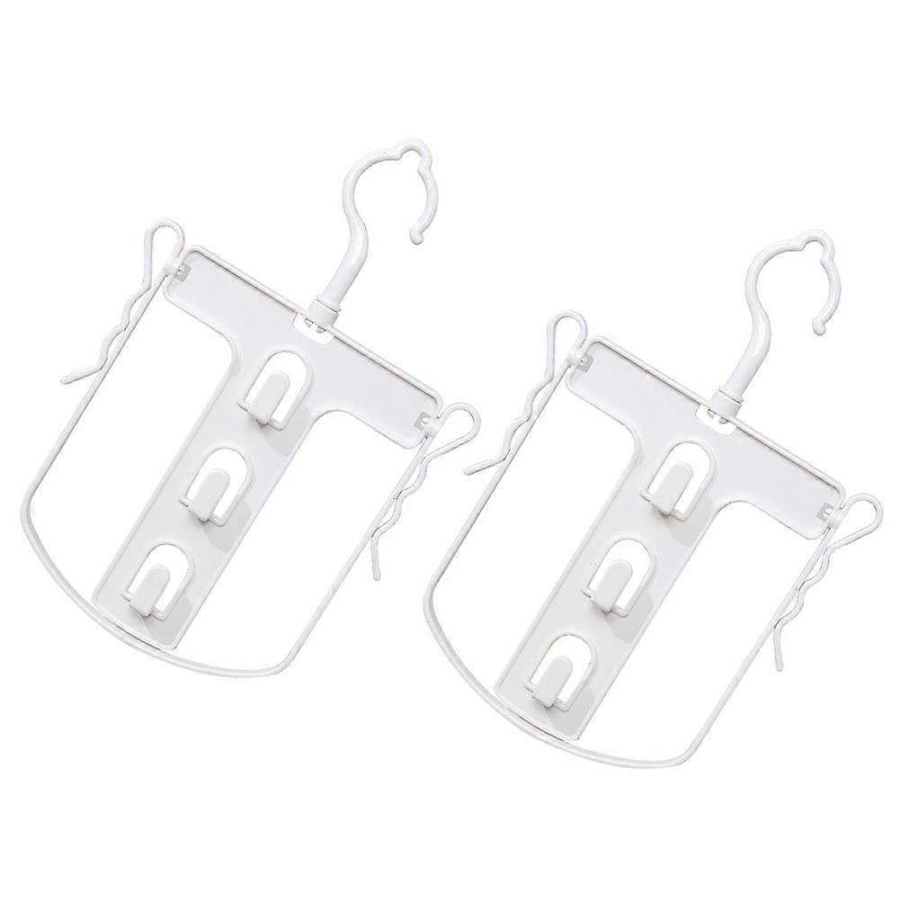 Household Rotatable Drying Rack for Clothes with Hat Clip 4Pcs