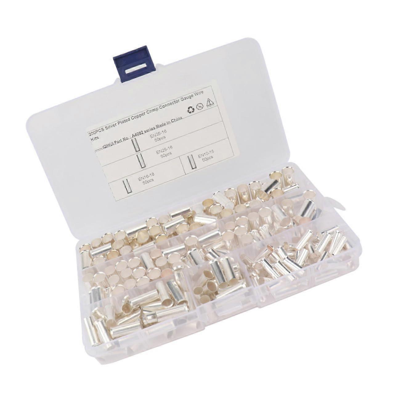 Gauge Wire Ferrules Kit 200Piece Crimp Connector Ferrules and Pin Terminals for Electrical Wiring and Car Audio