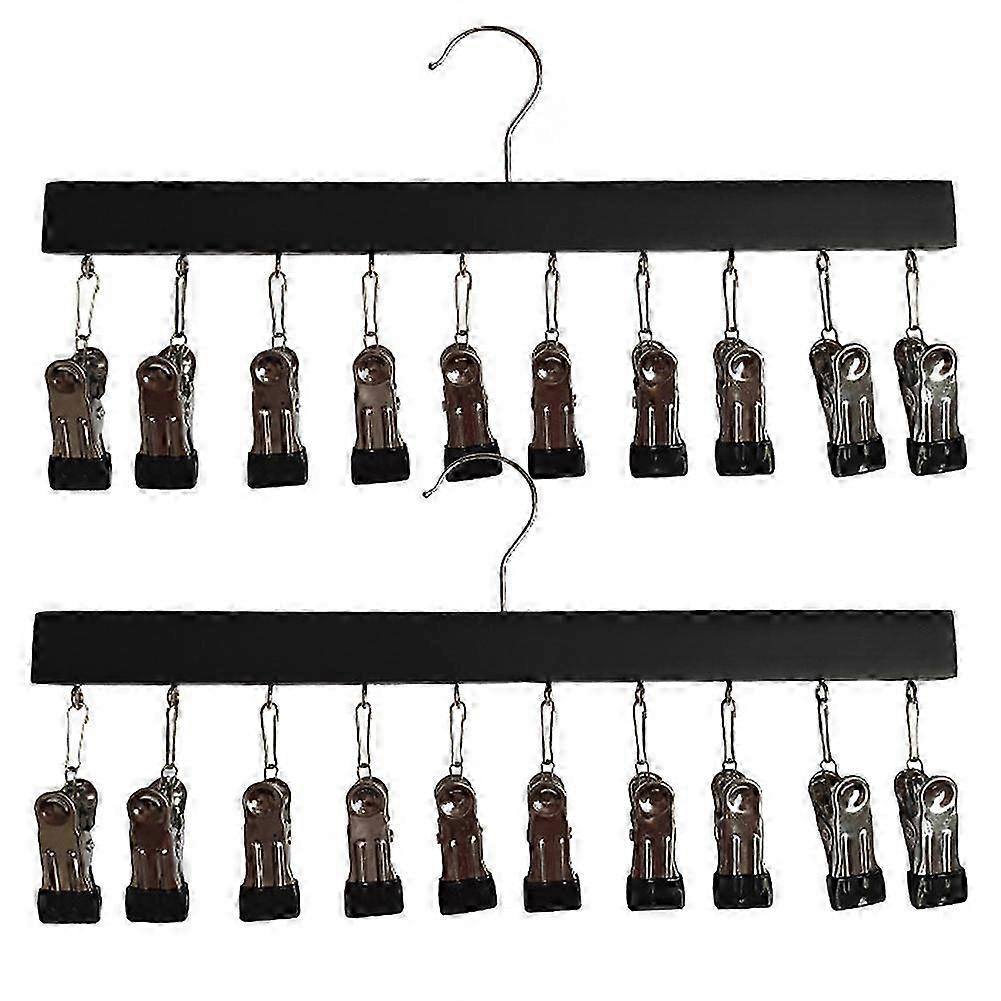 Wooden Hat Storage Shelf Hooks Anti-slip Anti-rust Hat Hanger for Storaging