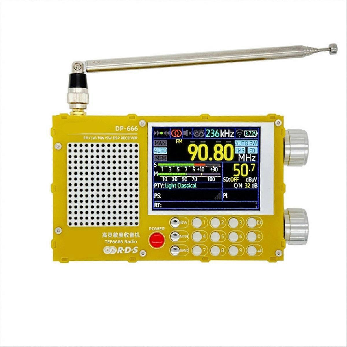 DP-666 TEF6686 Radio multibanda FM/AM/SW/RDS