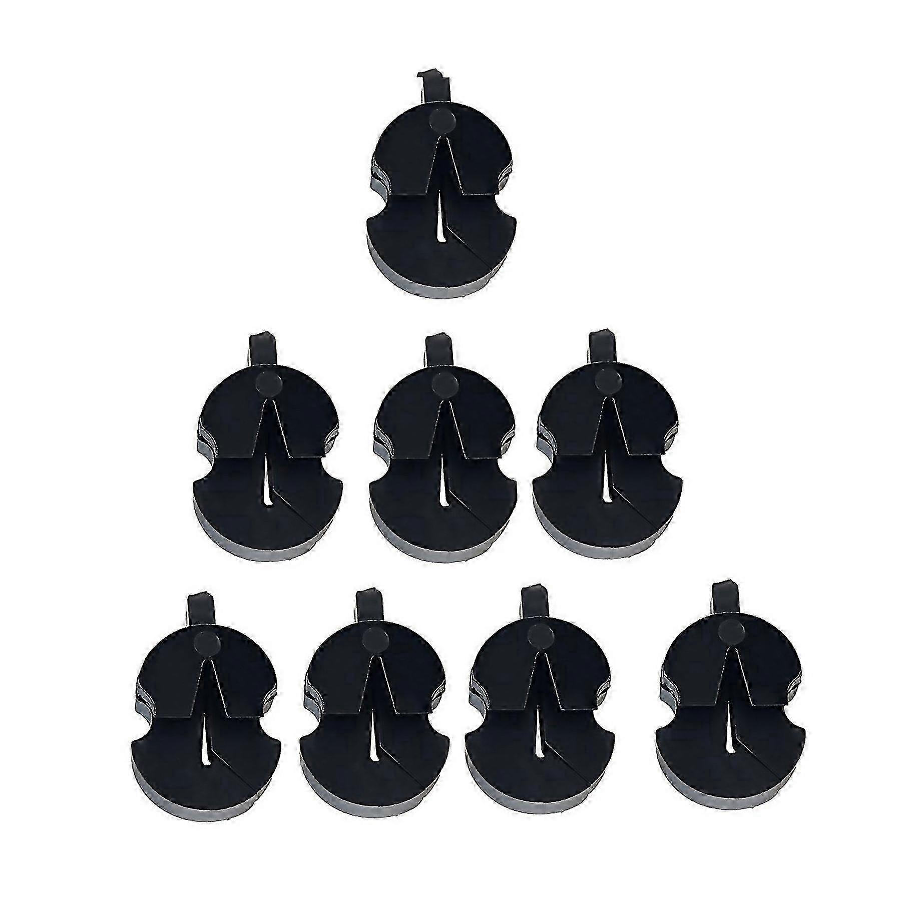 For 8pcs Set Violin Mute Instrument Volume Reduction 26s