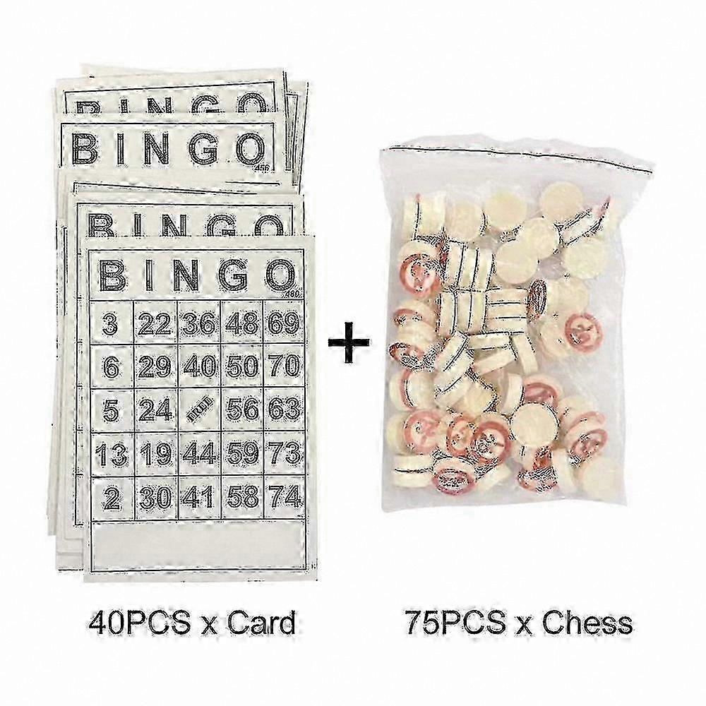 Unique Bingo Cards Set with 75 Chess Pieces for Games and Activities Digital Download