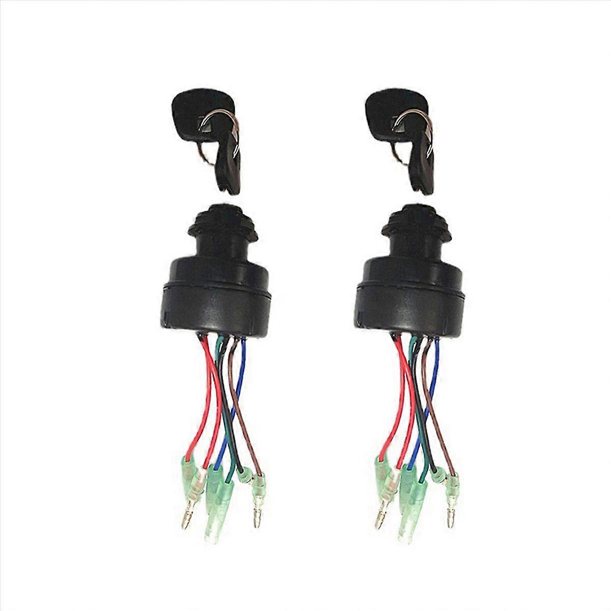 For Outboard Remote Control Box Ignition Key Switch