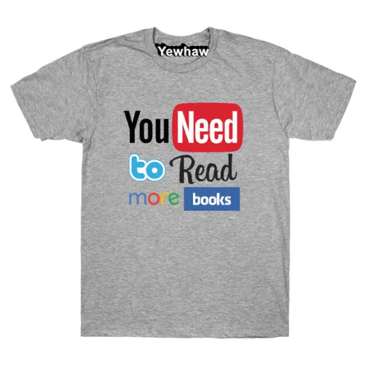 You need to read more books T-shirt Social Media Tee