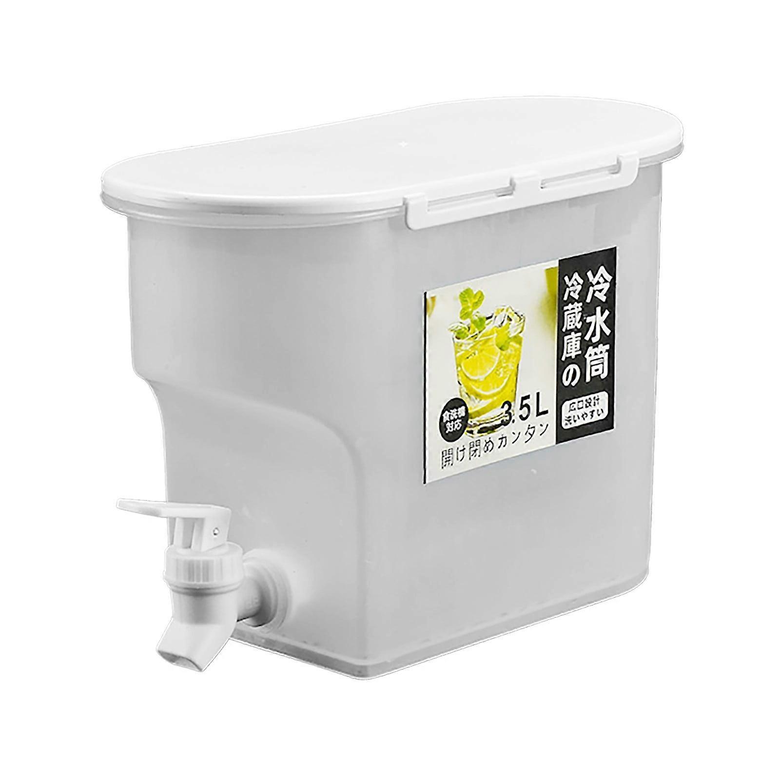 3.5L Beverage Dispenser with Faucet, High Temp Resistance, for Iced Tea, Juice, Cold Drinks, Party, Restaurant - Blue