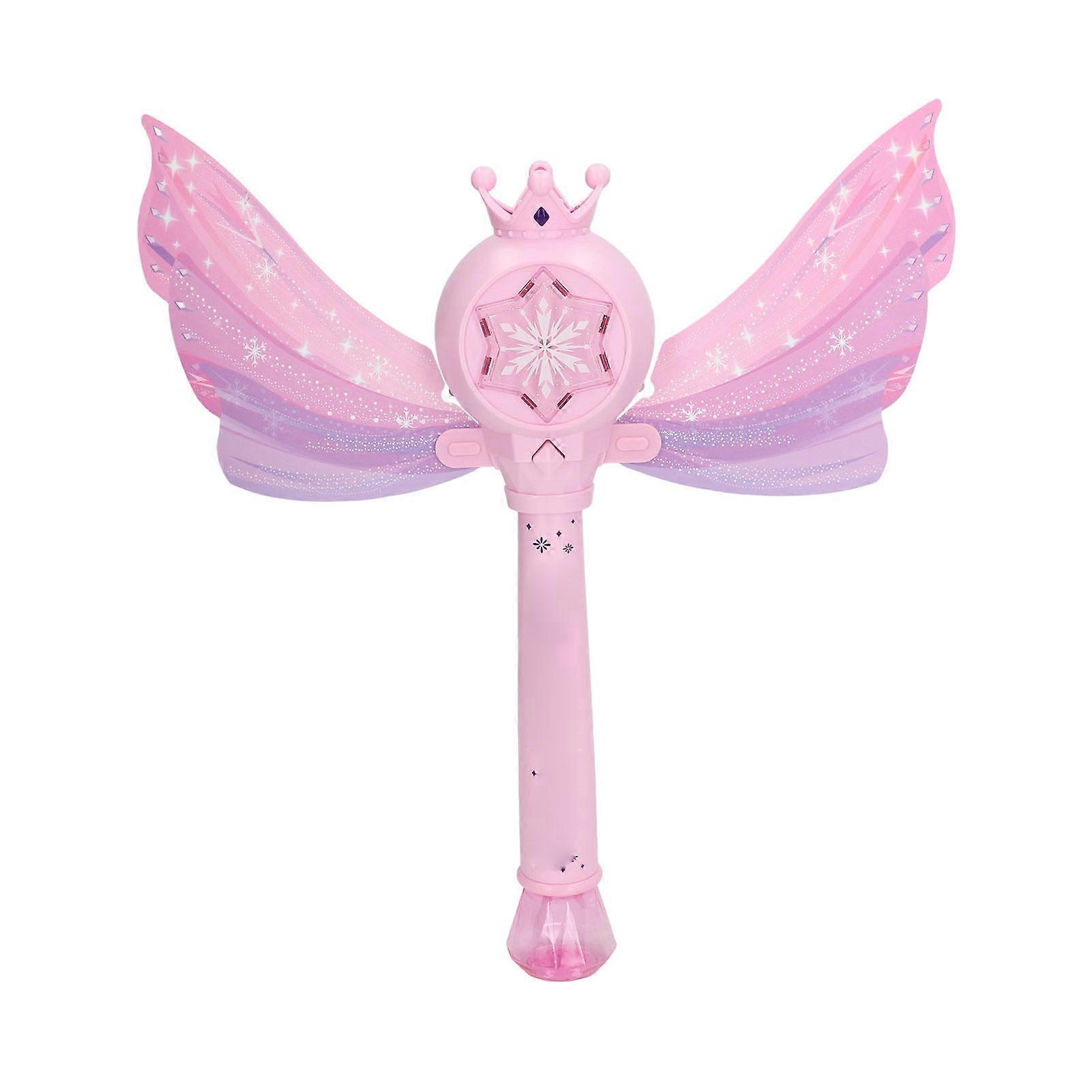 Kids Bubble Wand Colorful Light Cool Music Prevent Leakage Handheld Bubble Maker Toy 