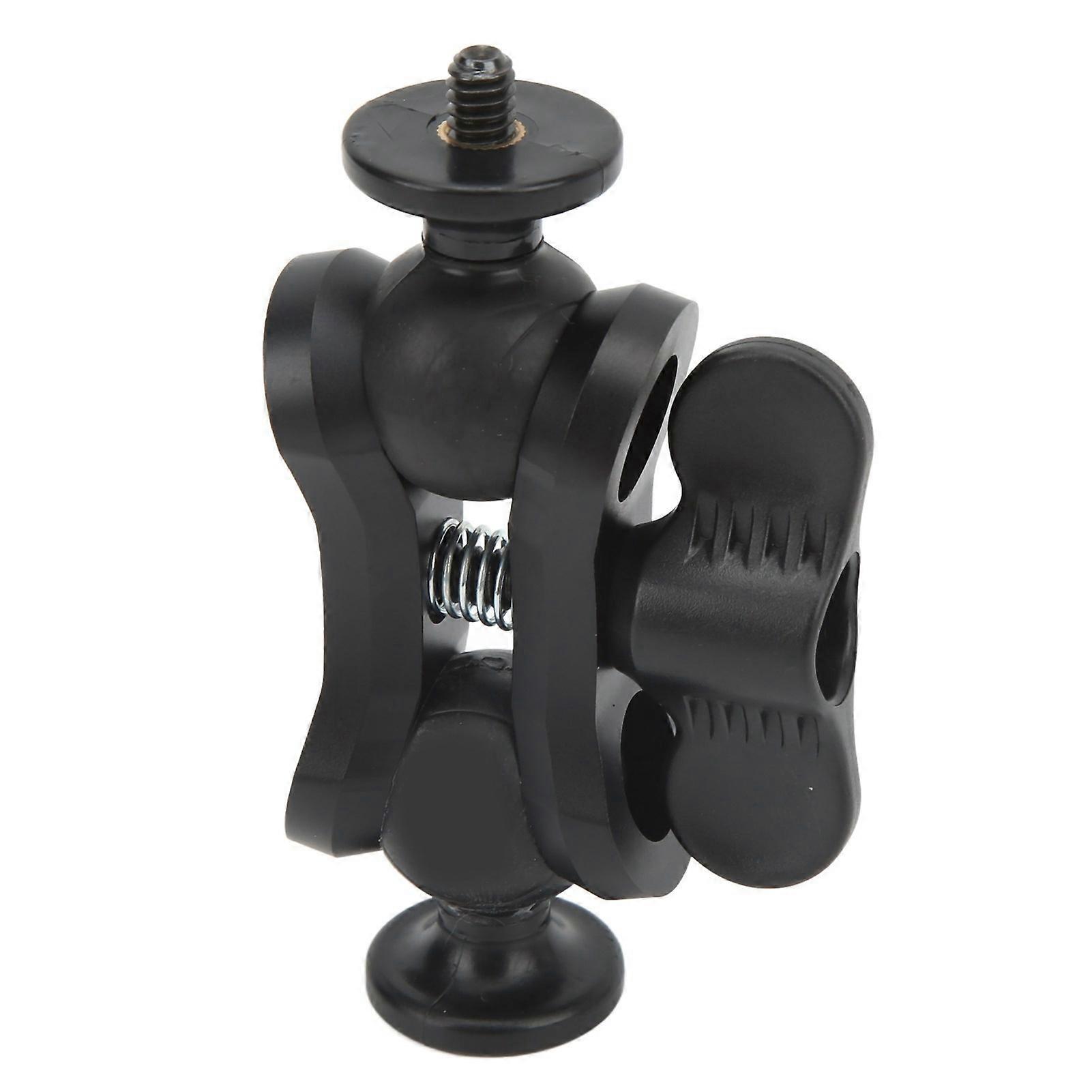 Το διπλό κεφάλι σφαιρών τοποθετεί 360 βαθμό περιστρεφόμενο παπούτσι καμερών βιδών 1/4 τοποθετεί το βραχίονα προσαρμοστών για τη φωτογραφία κατάδυσης