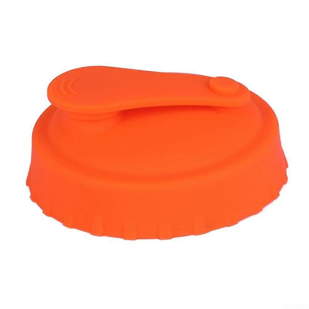 Soft Silicone LeakProof Can Lids For Standard Beer And Cola Cans Reusable Beverage Covers VAR(Orange) Compatible