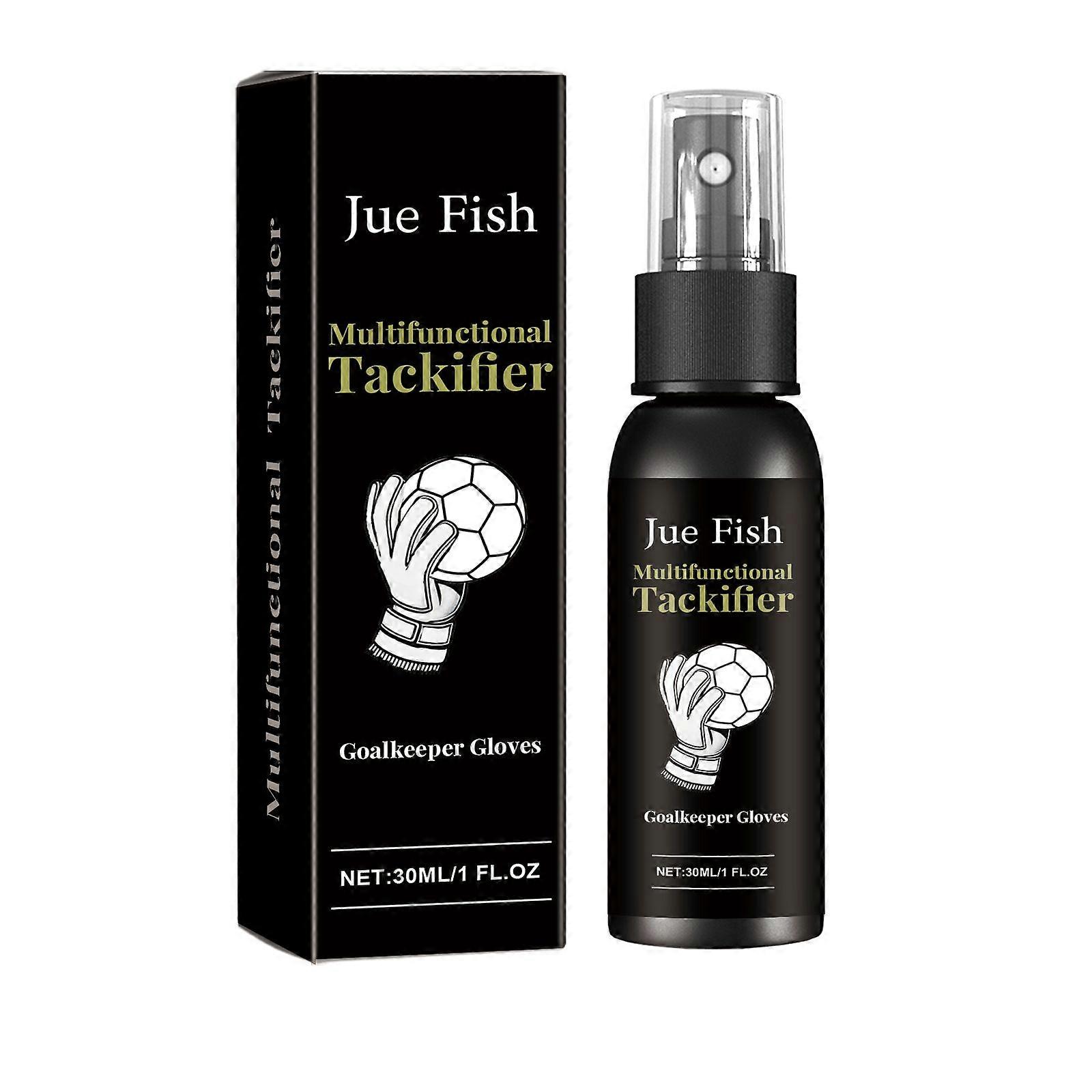 Jue-Fish Goalkeeper Gloves Grip Strength Spray Gloves Increase Viscosity