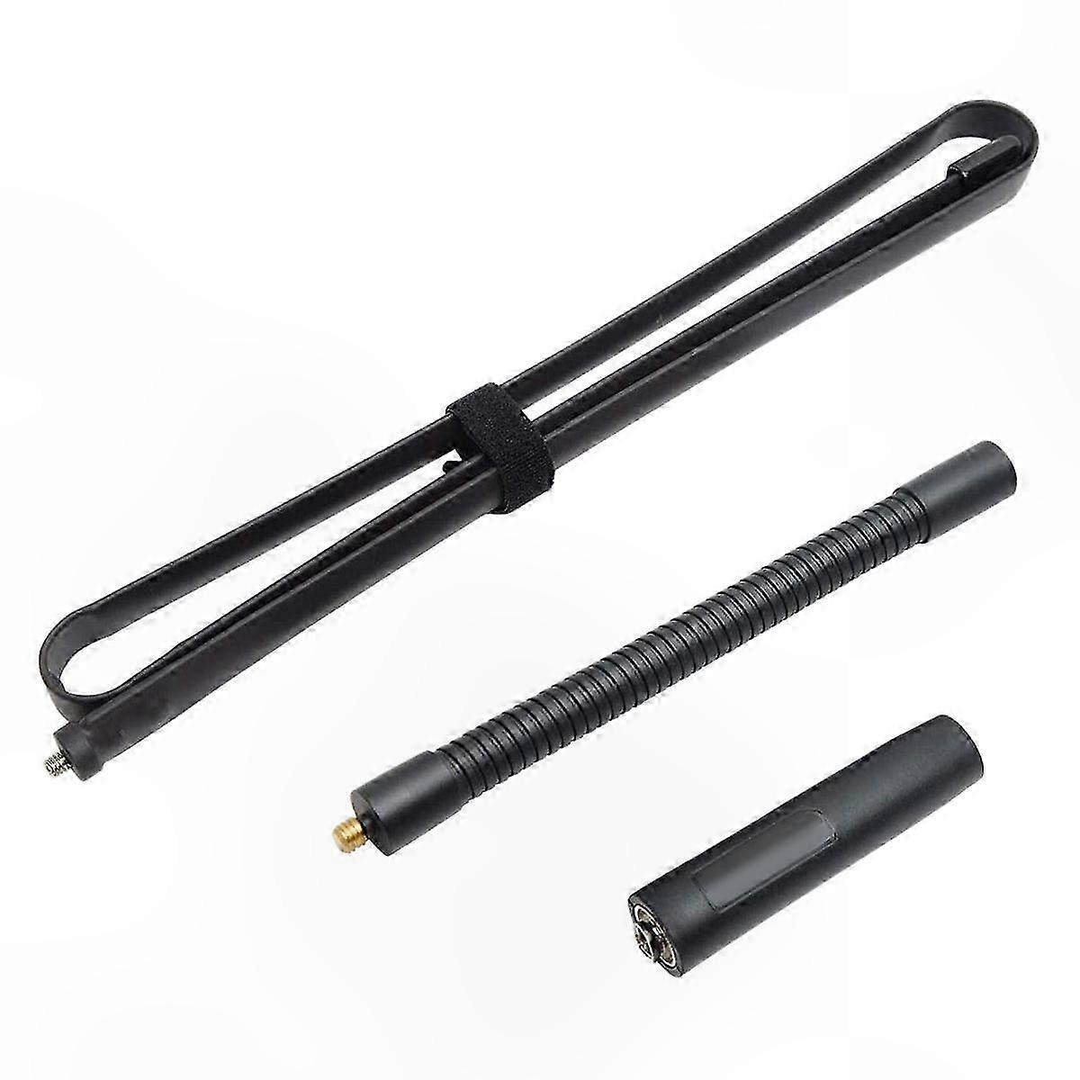48.8" Foldable Gooseneck Antenna SMA-Male for VHF UHF 144/430MHz Two-Way Radios