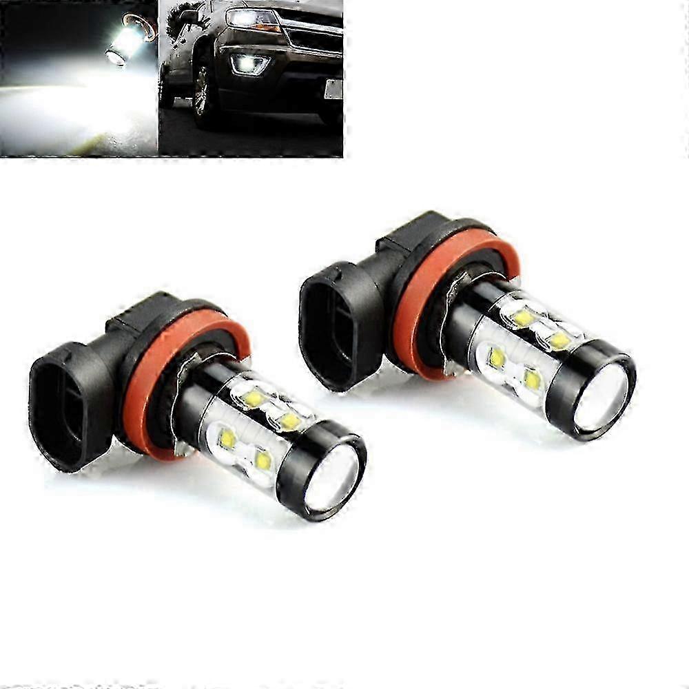 H11 LED Headlight Bulbs Kit White 6000K High or Low Beam Pack of 2 Edition 1110