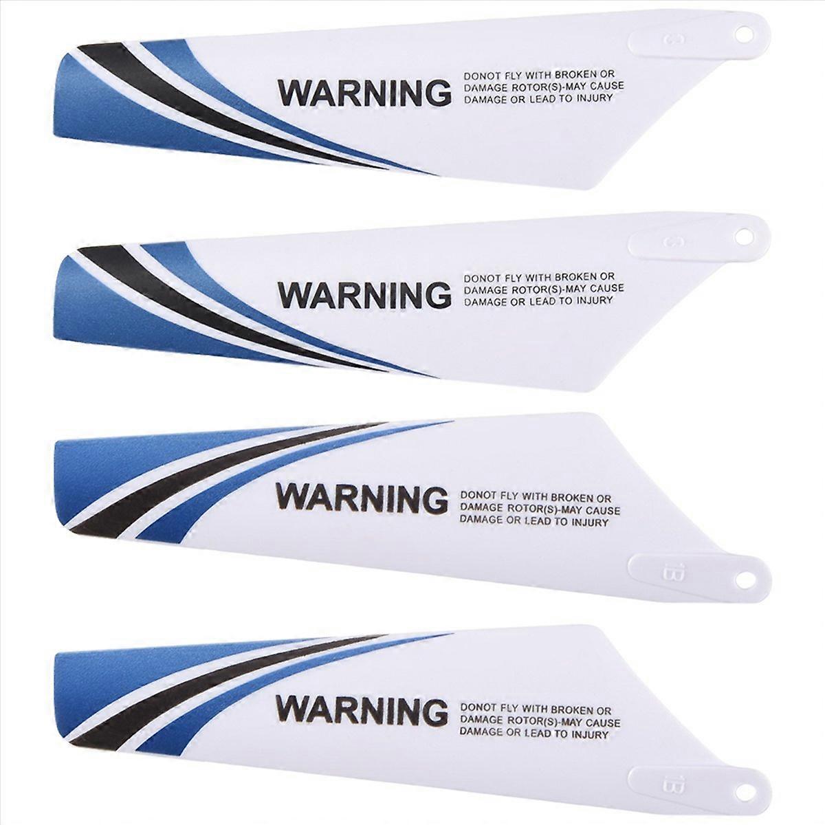  4pcs spare   for helicopter rotor rc S107, Blue