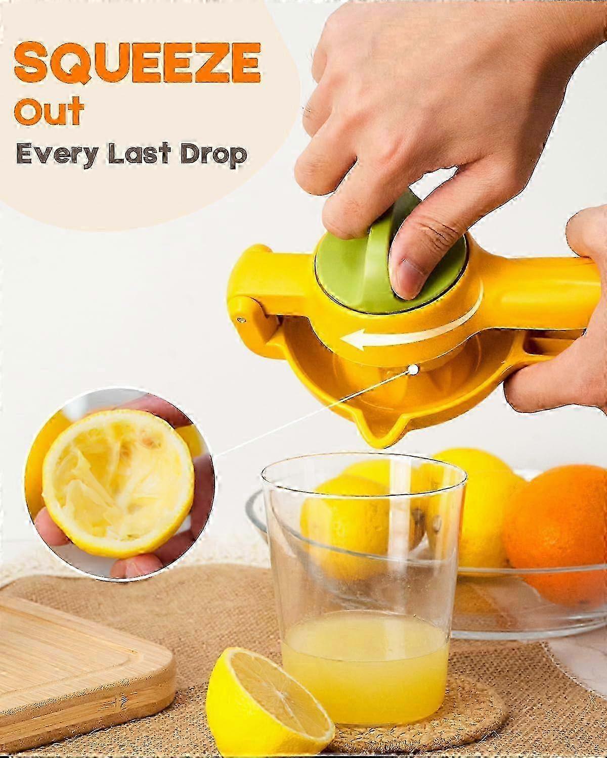 Manual Lemon Juicer - Rotating Hinge Blade for Maximum Juice Extraction 2025