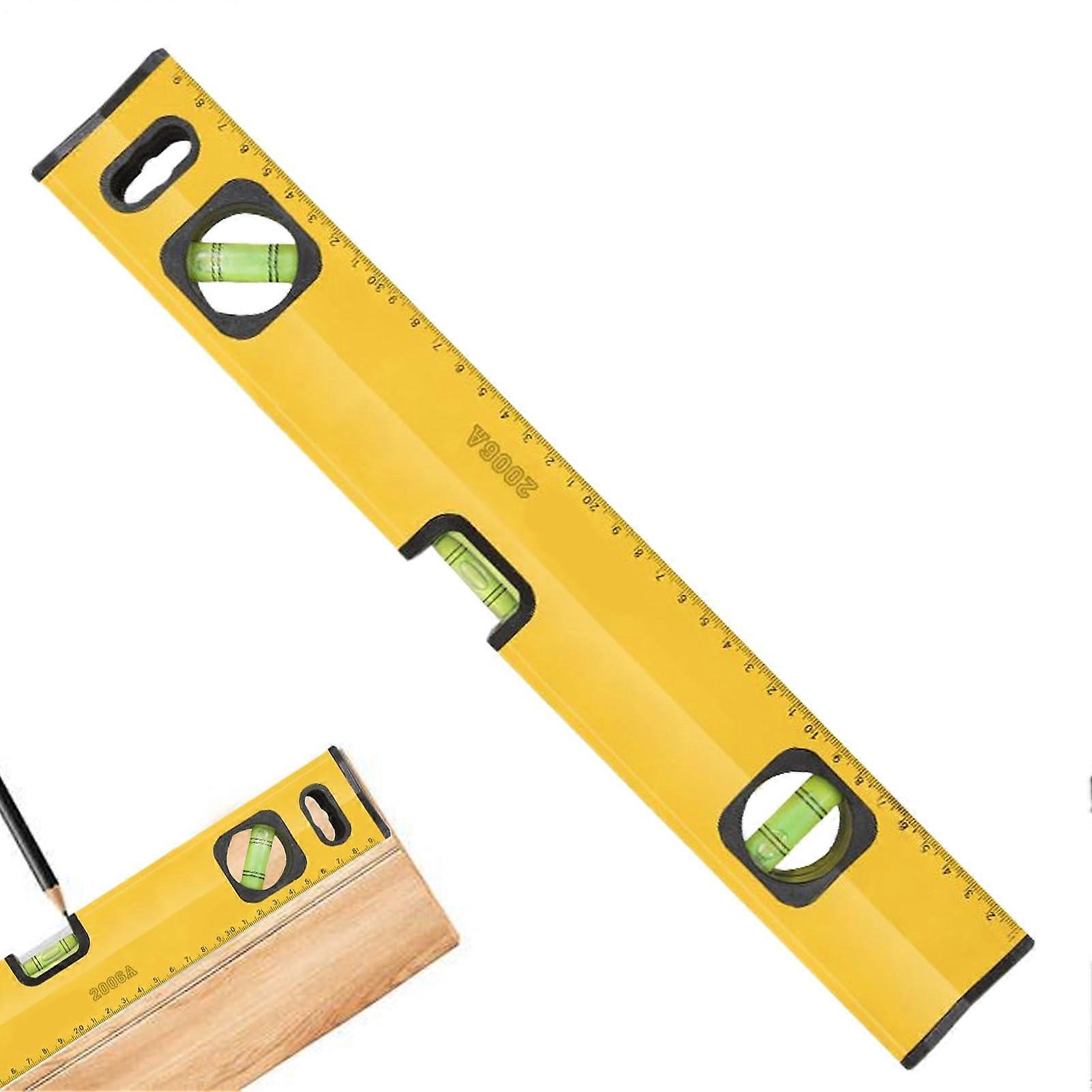 Magnetic Level Ruler Aluminum Portable 45/90/180 Degree Angles Wall Picture Ruler Leveler Tool For Carpentry