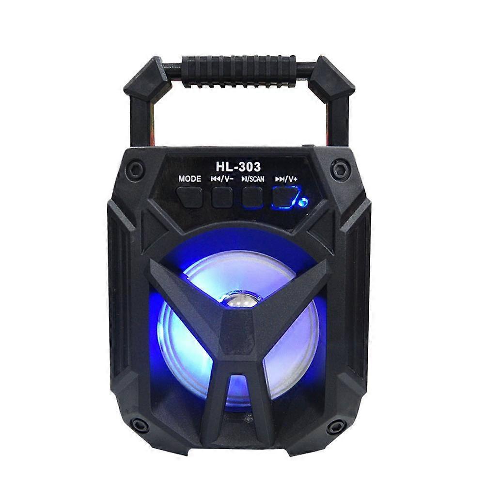 Juba Portable Bluetooth Speaker with Built-in Flashlight and Card Microphone All-in-One Outdoor Audio System