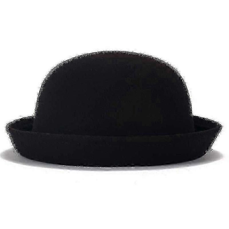 Trendy dames bowler derby wollen vilthoed