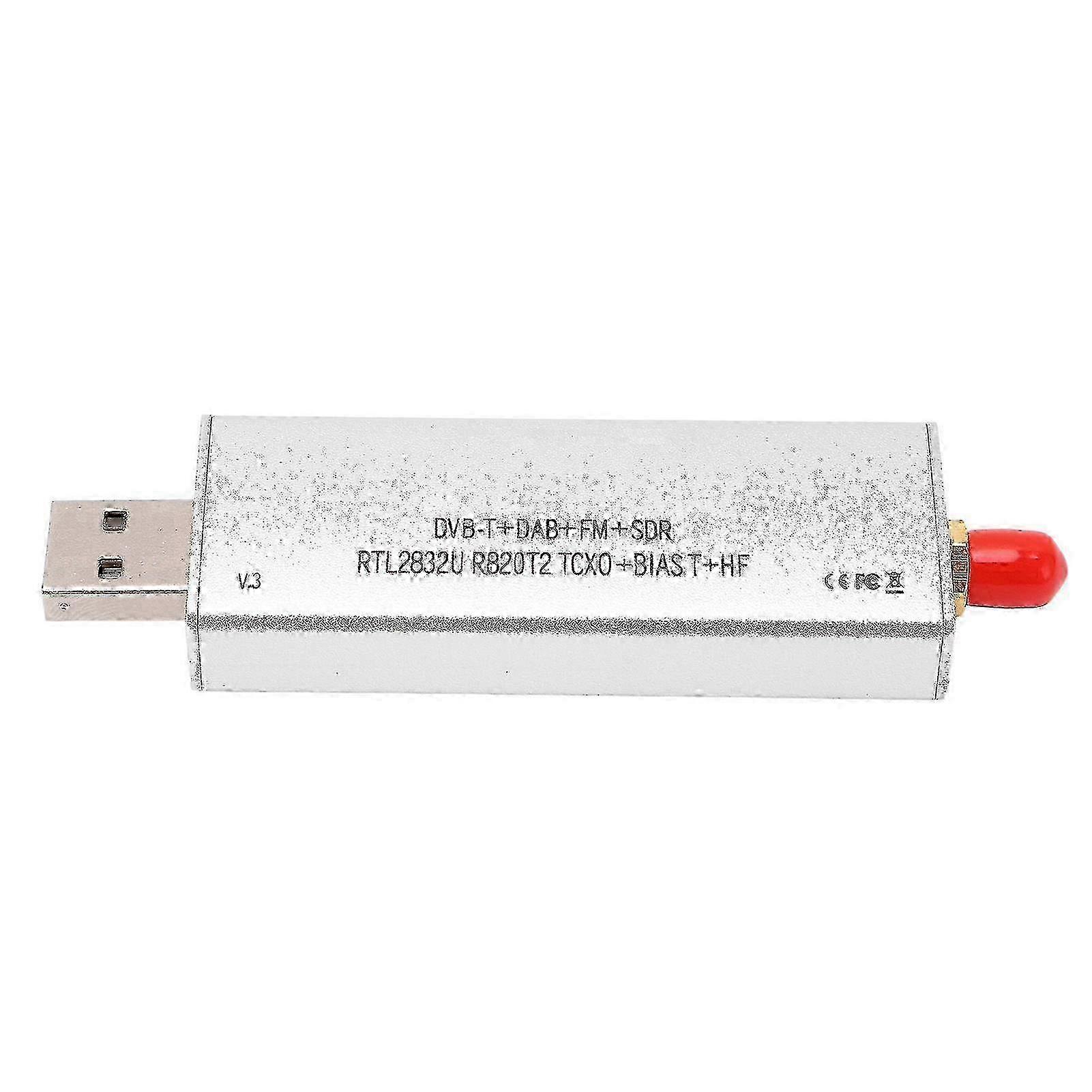 RTL SDR R820T2 RTL2832U 1PPM TCXO SMA 500KHz-1766MHz Radio Receiver for Signal Reception