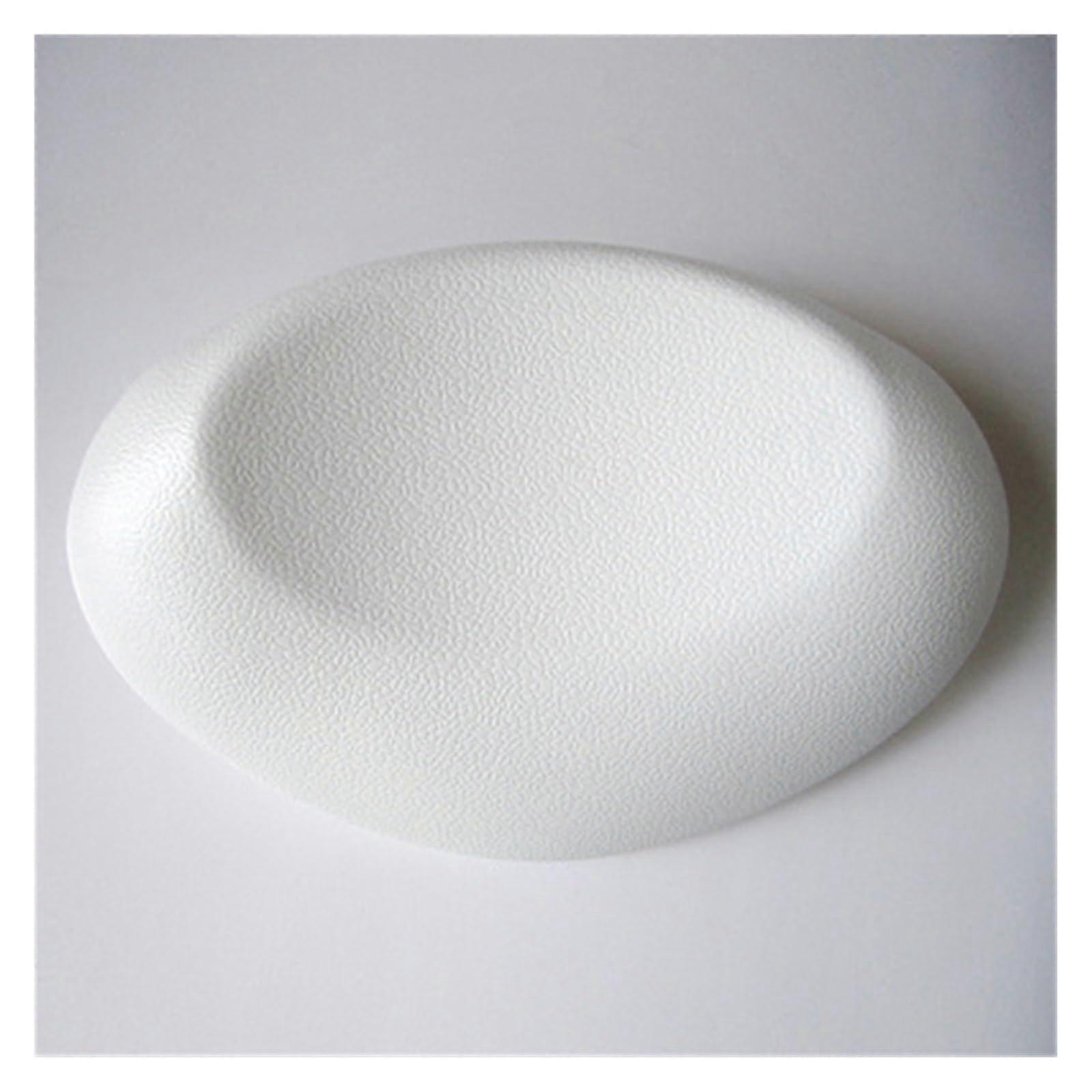 Bathtub Pillow with Neck Support – Universal Soft Headrest Cushion for Comfortable Bathing, White