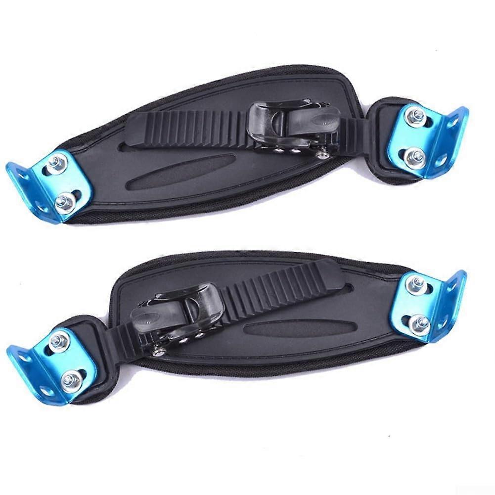 Mountain Longboard Foot Strap with Durable Nylon Band and Alloy Buckle for OffRoad Stability (Blue)