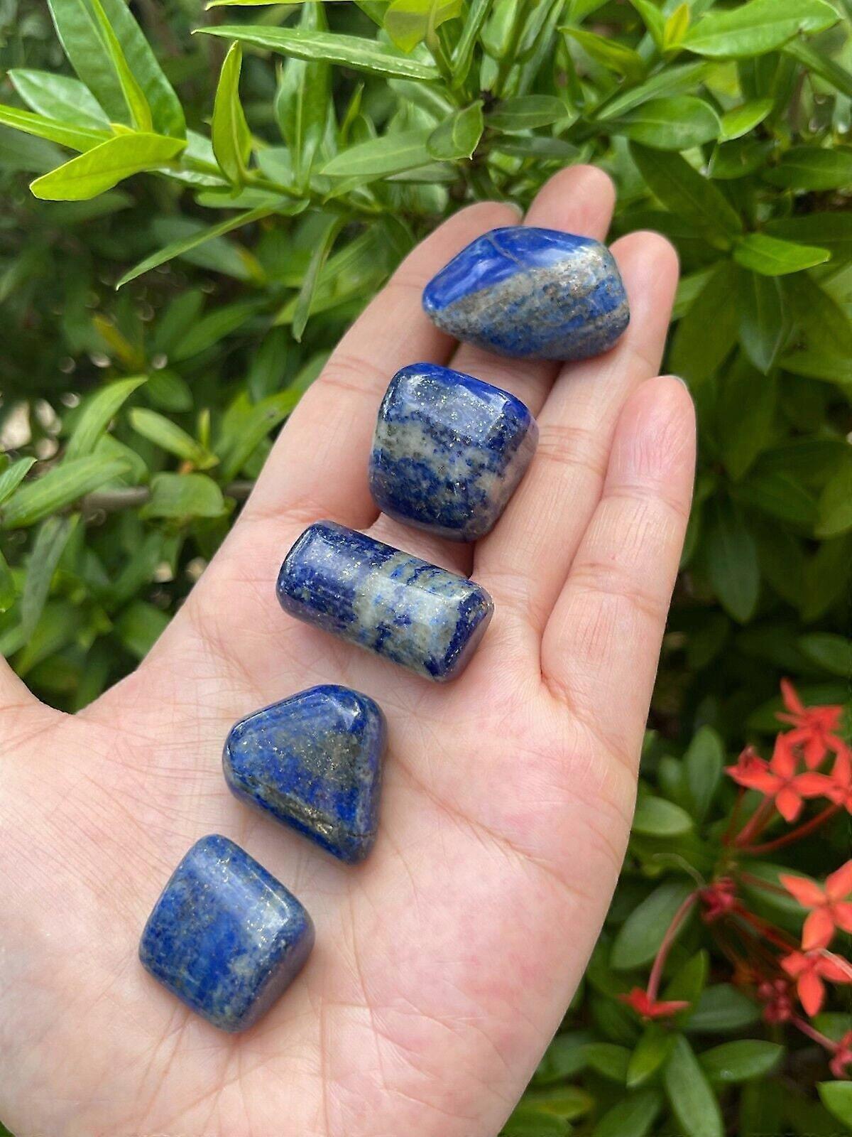 Lapis Lazuli Tumbled Stone, 0.75-1 Inch Lapis Crystals