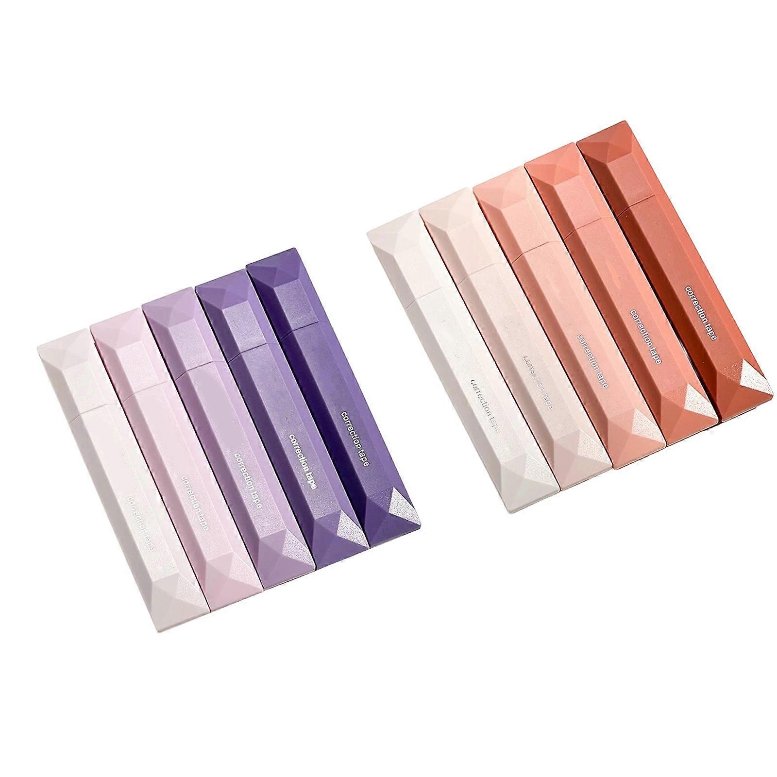 5/10Pcs Correction Tape Roller 6mx5mm for Note Taking Refillable White out Correction Tape for School and Office  PP