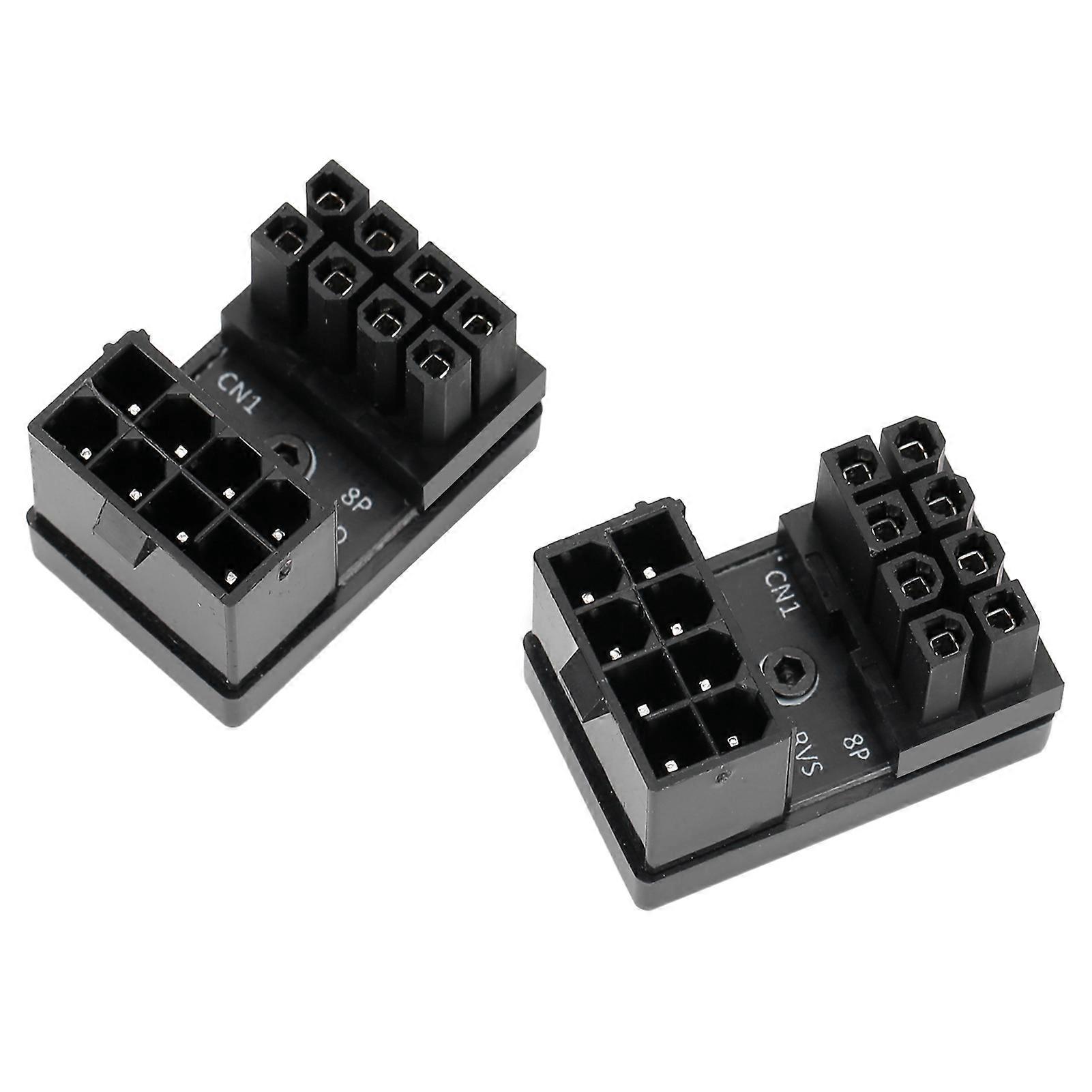 Adapter for Desktops Graphics Card ATX 8Pin to 180 Degree Power Computer Accessories