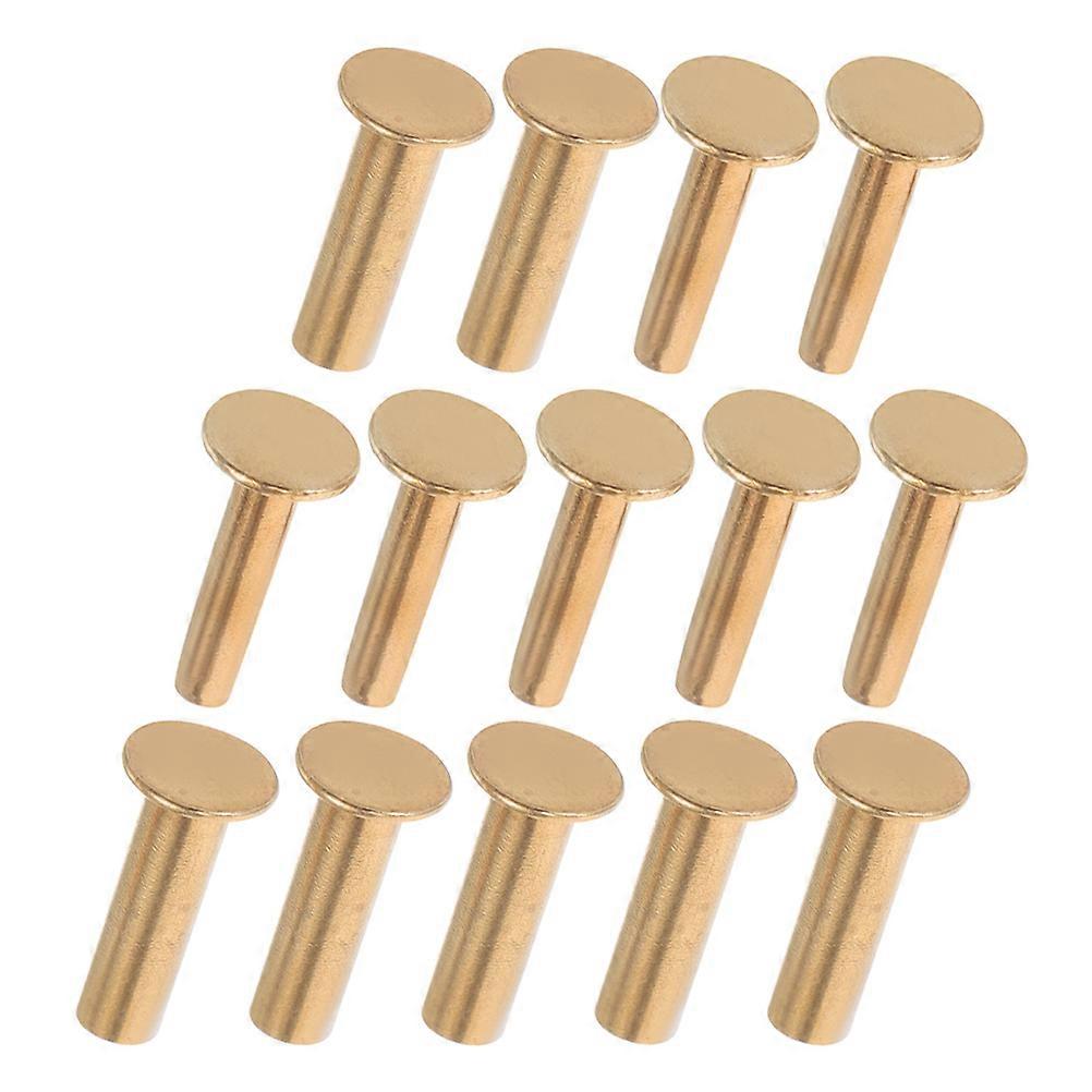 Screw Rivets 7 Pairs Kitchen Handle Fixer Golden Attachable Components For Repair Tools Easy Installation